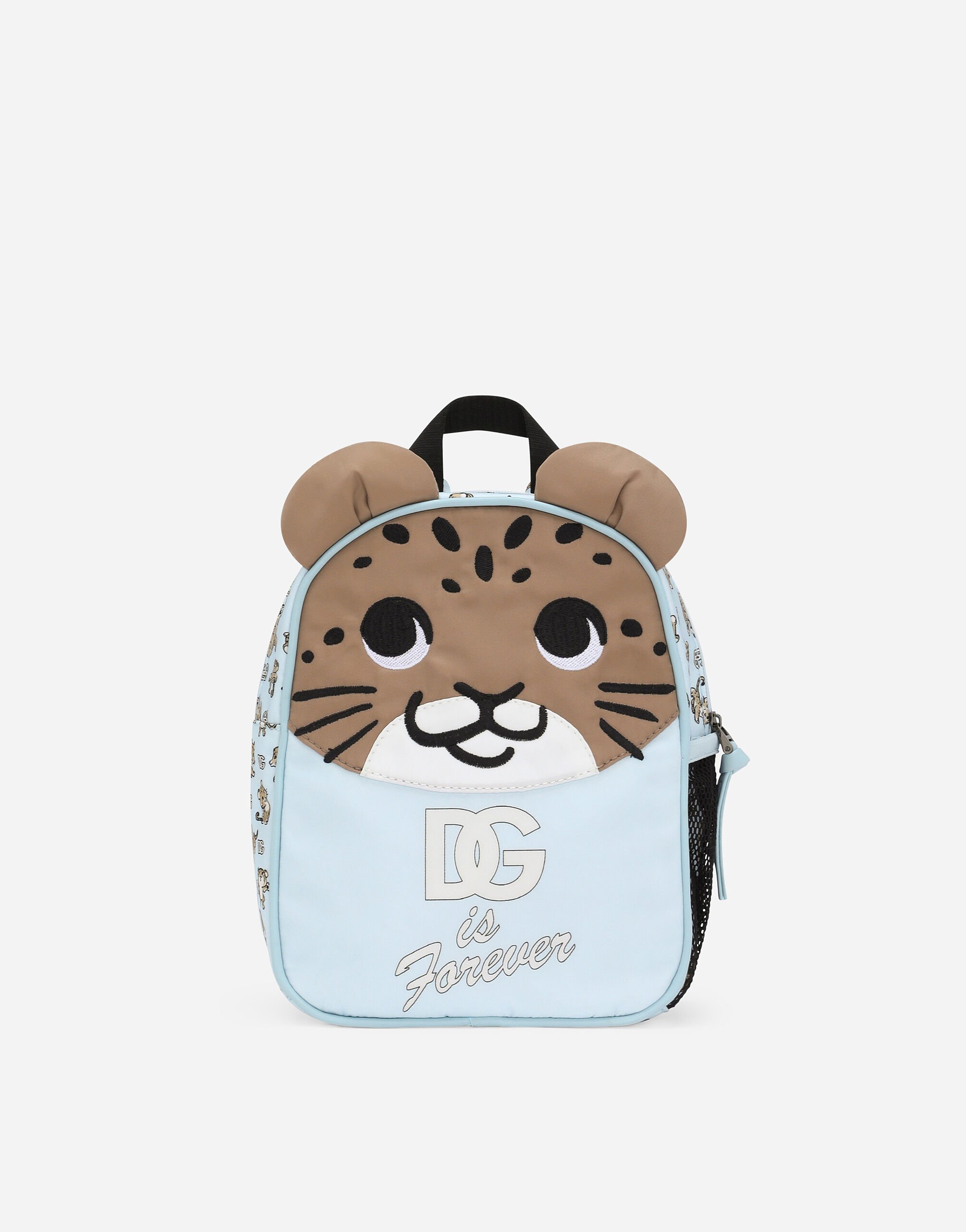 ${brand} Nylon backpack with all-over logo print ${colorDescription} ${masterID}