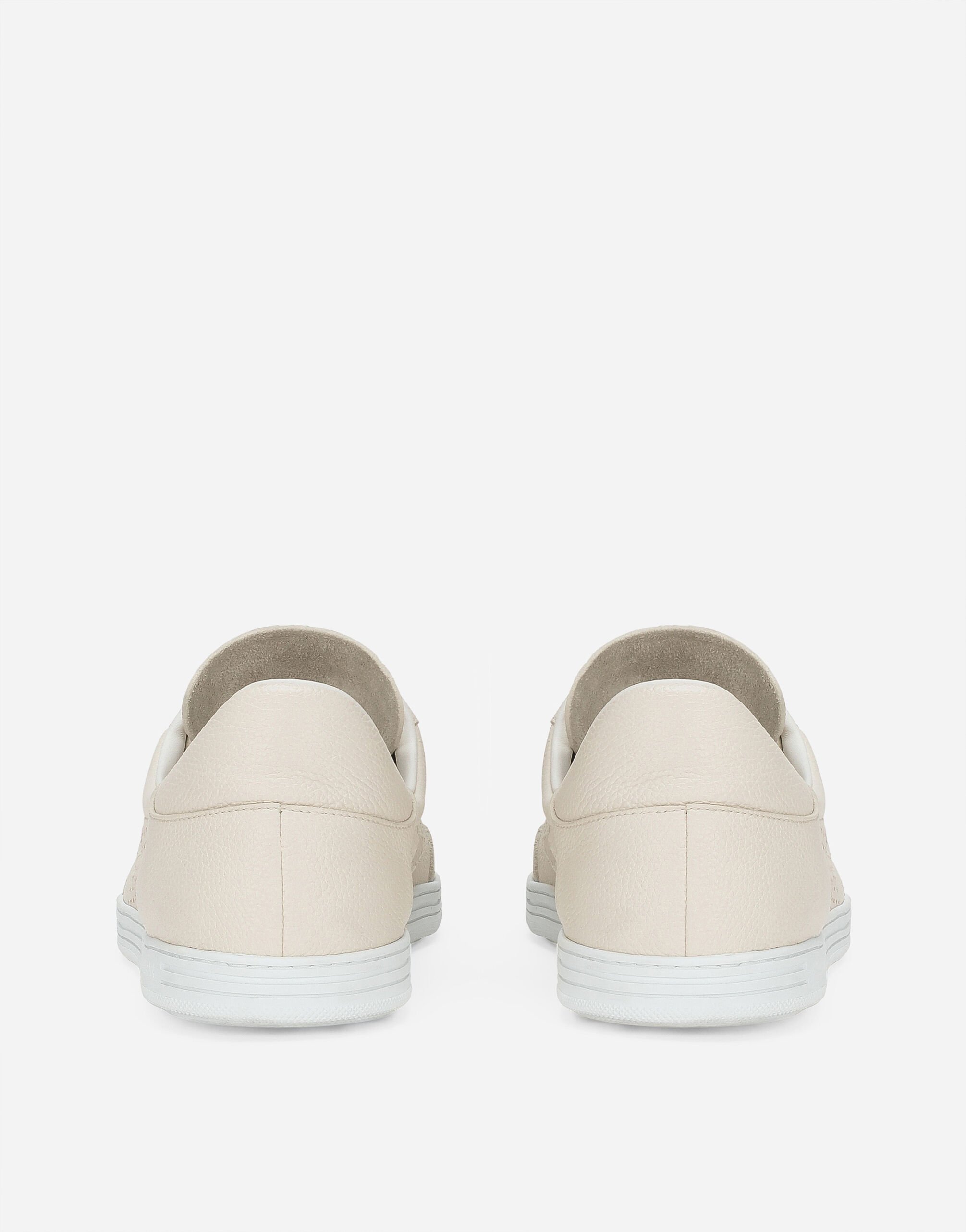 Perforated calfskin Saint Tropez sneakers in White for 
