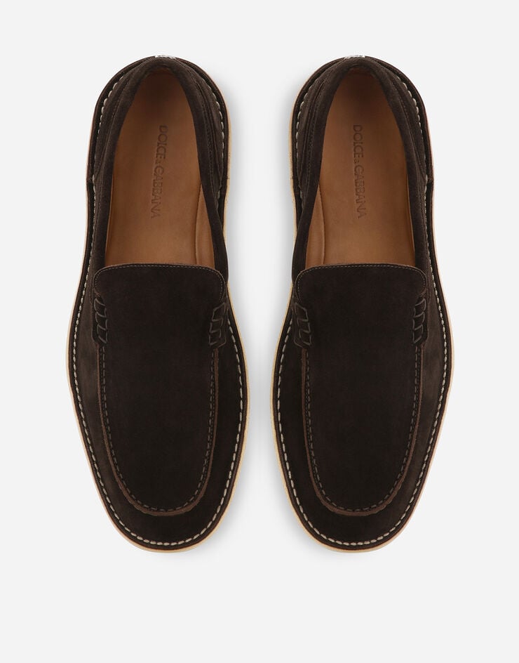 Dolce & Gabbana Suede loafers Brown A50593AS707