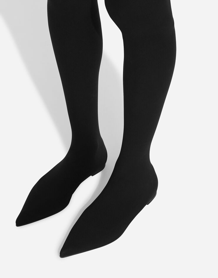 Women's thigh-high boots Urban Classics Starter Logo Tape