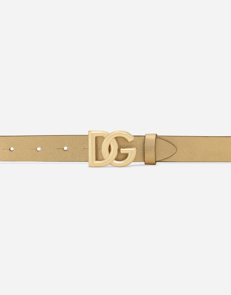 Dolce&Gabbana DG Logo belt Gold EE0061AY812