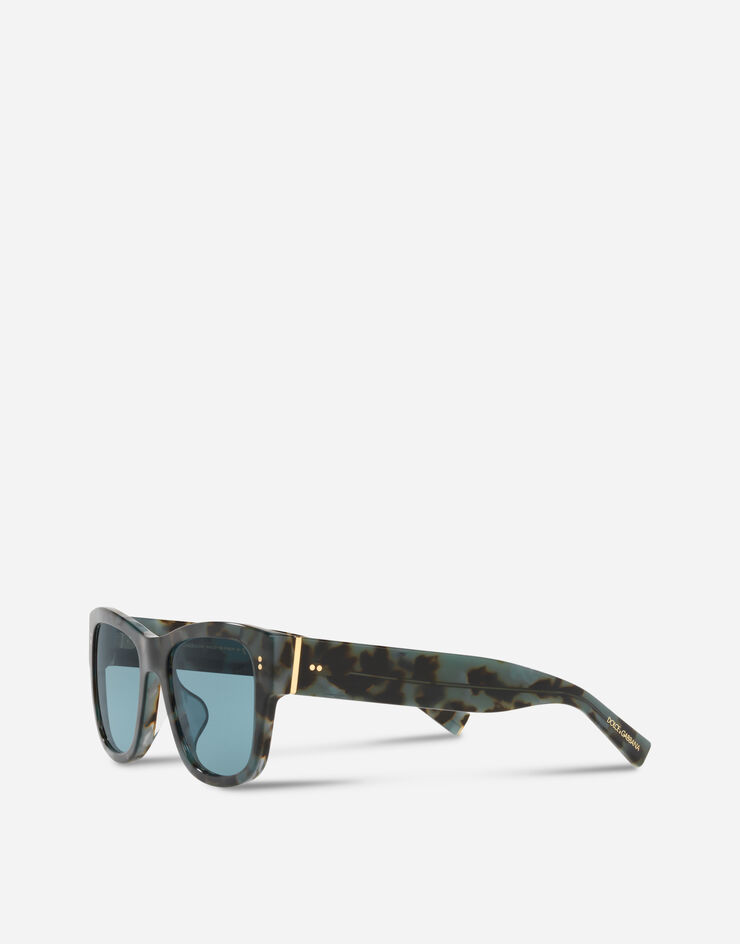 Eccentric sartorial sunglasses in HAVANA | for BLUE US Dolce&Gabbana®