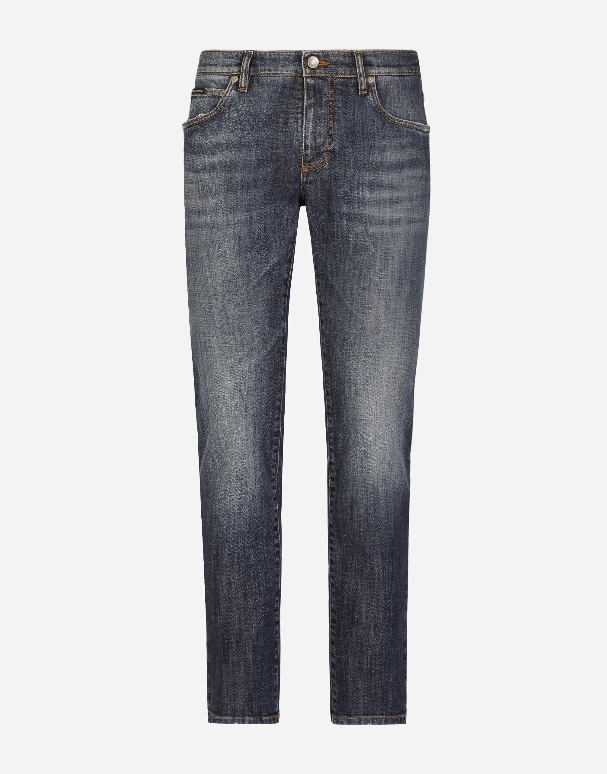 ${brand} Slim fit washed stretch jeans with subtle abrasions ${colorDescription} ${masterID}