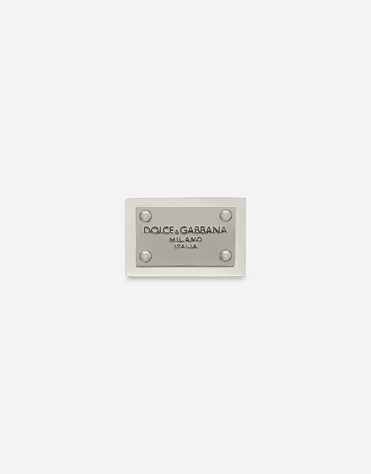 Dolce & Gabbana Pin’s plaquette logo Argent WPQ1L3W1111