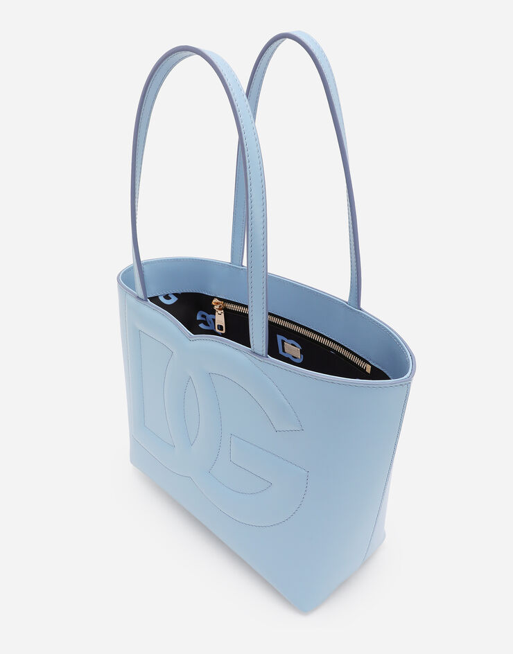 Dolce & Gabbana Small DG Logo Bag shopper Light Blue BB7337AW576