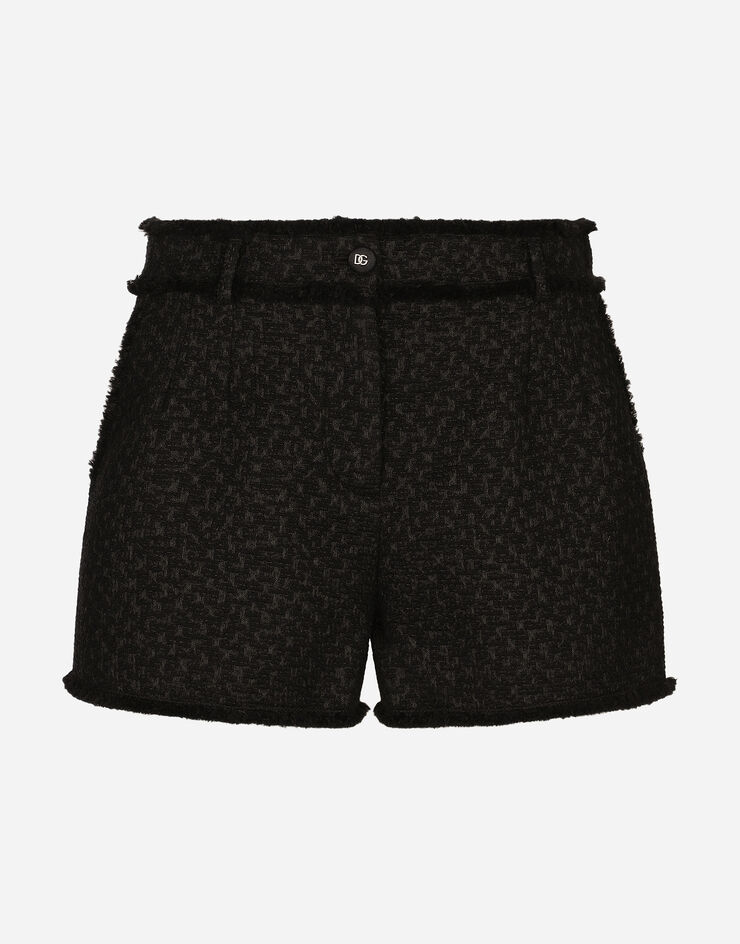 Dolce & Gabbana Shorts de tweed raschel Negro FTC2PTHUMUA