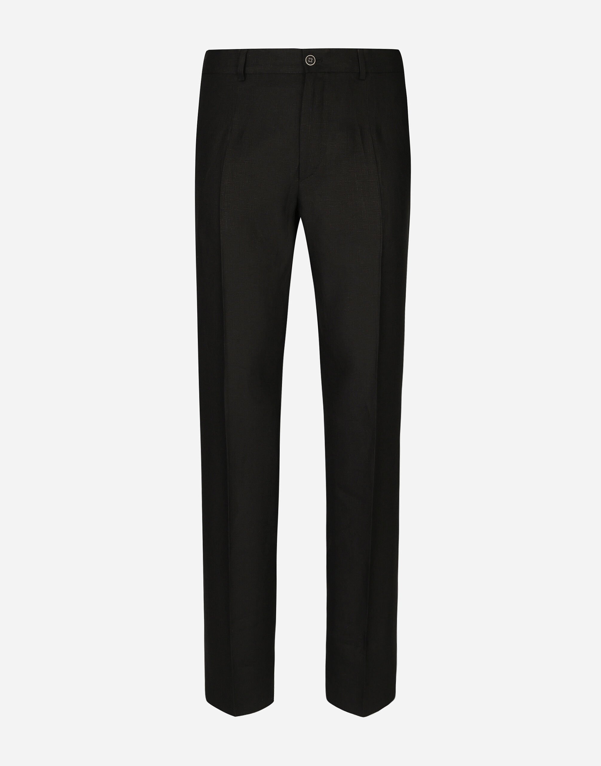 Dolce & Gabbana Tailored stretch cotton pants Beige G9AVETGH485