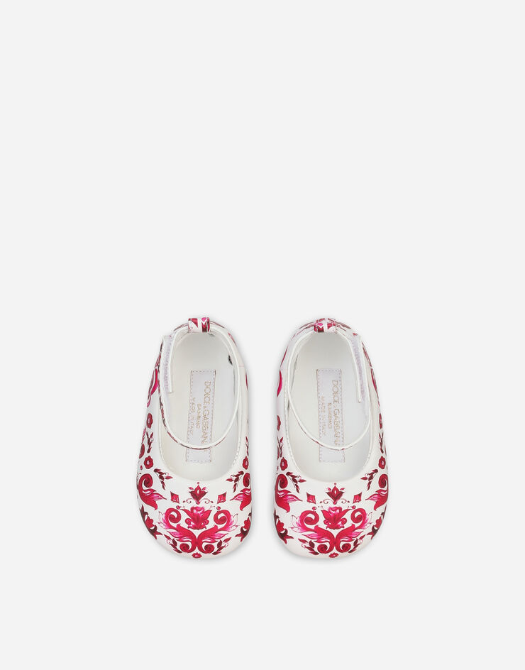Dolce & Gabbana حذاء باليه من جلد نابا بطبعة متعدد الألوان DK0065AC513