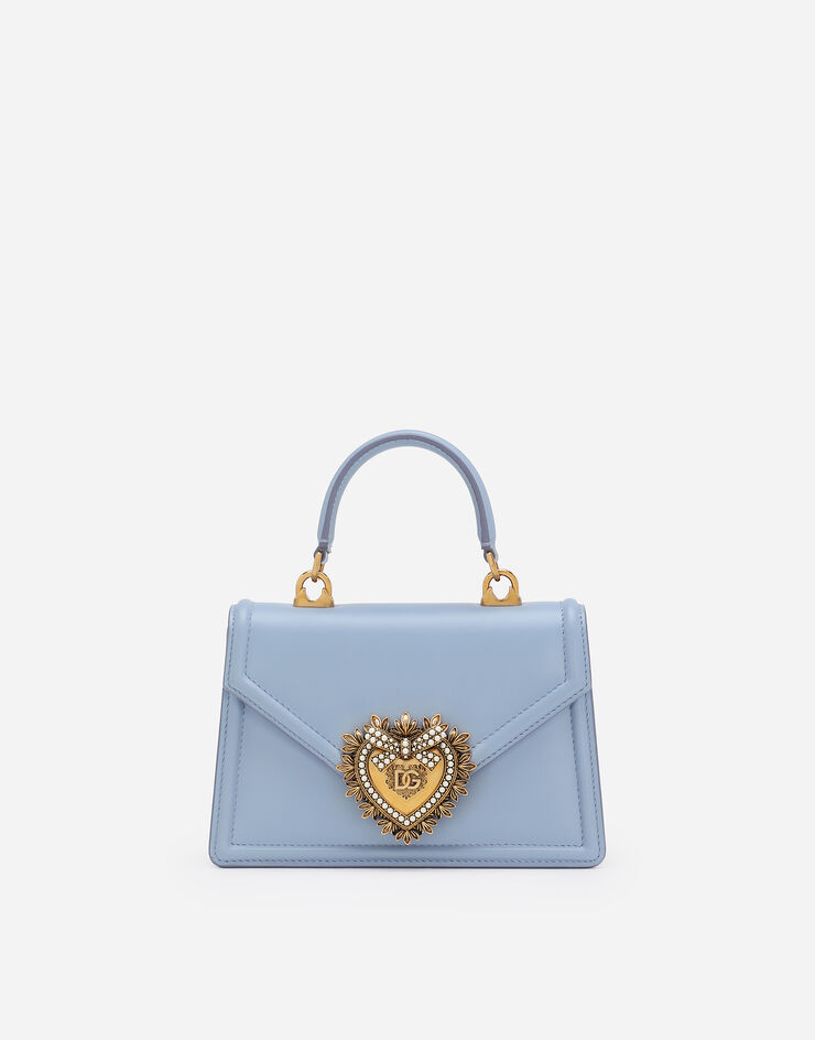 Dolce & Gabbana Small Devotion top-handle bag Light Blue BB6711AV893