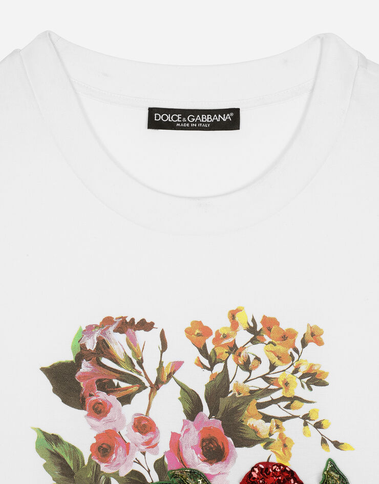 Floral-print t-shirt