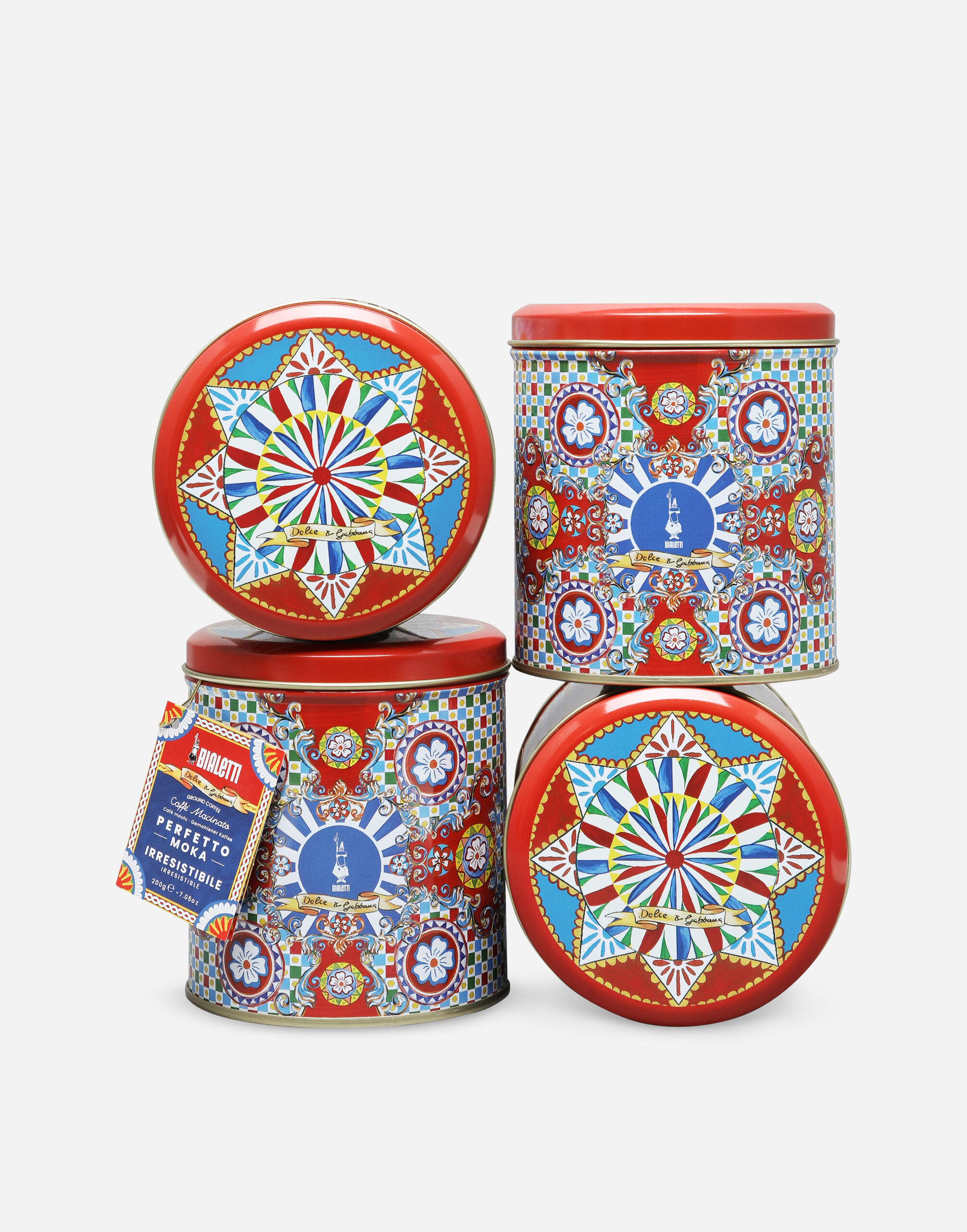 4 Coffee Canisters BIALETTI DOLCE&GABBANA in Multicolor 