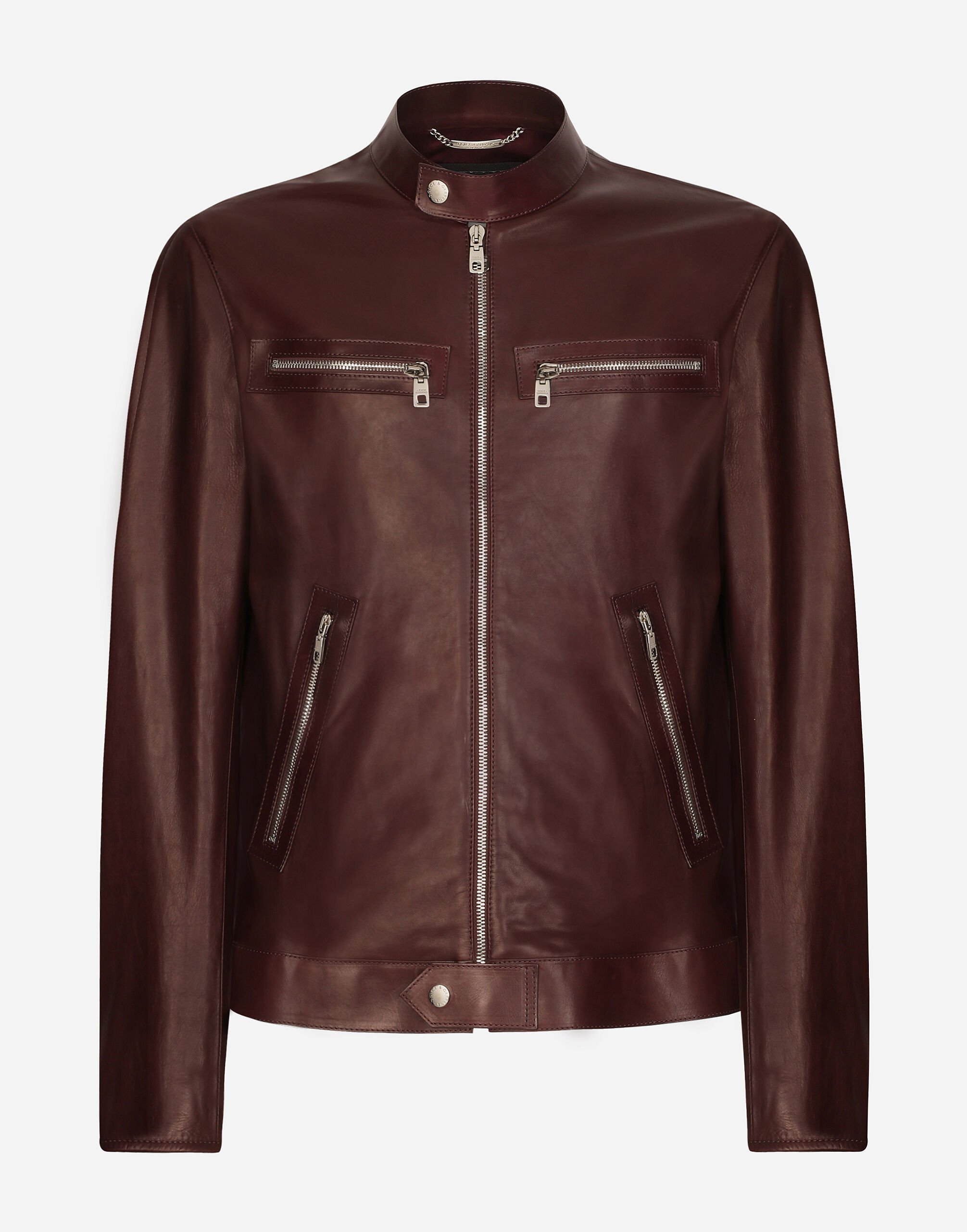 ${brand} Leather jacket ${colorDescription} ${masterID}