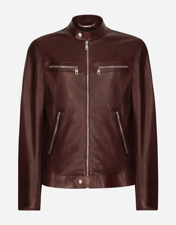 Dolce & Gabbana Leather jacket Multicolor G9AZZLHULQX