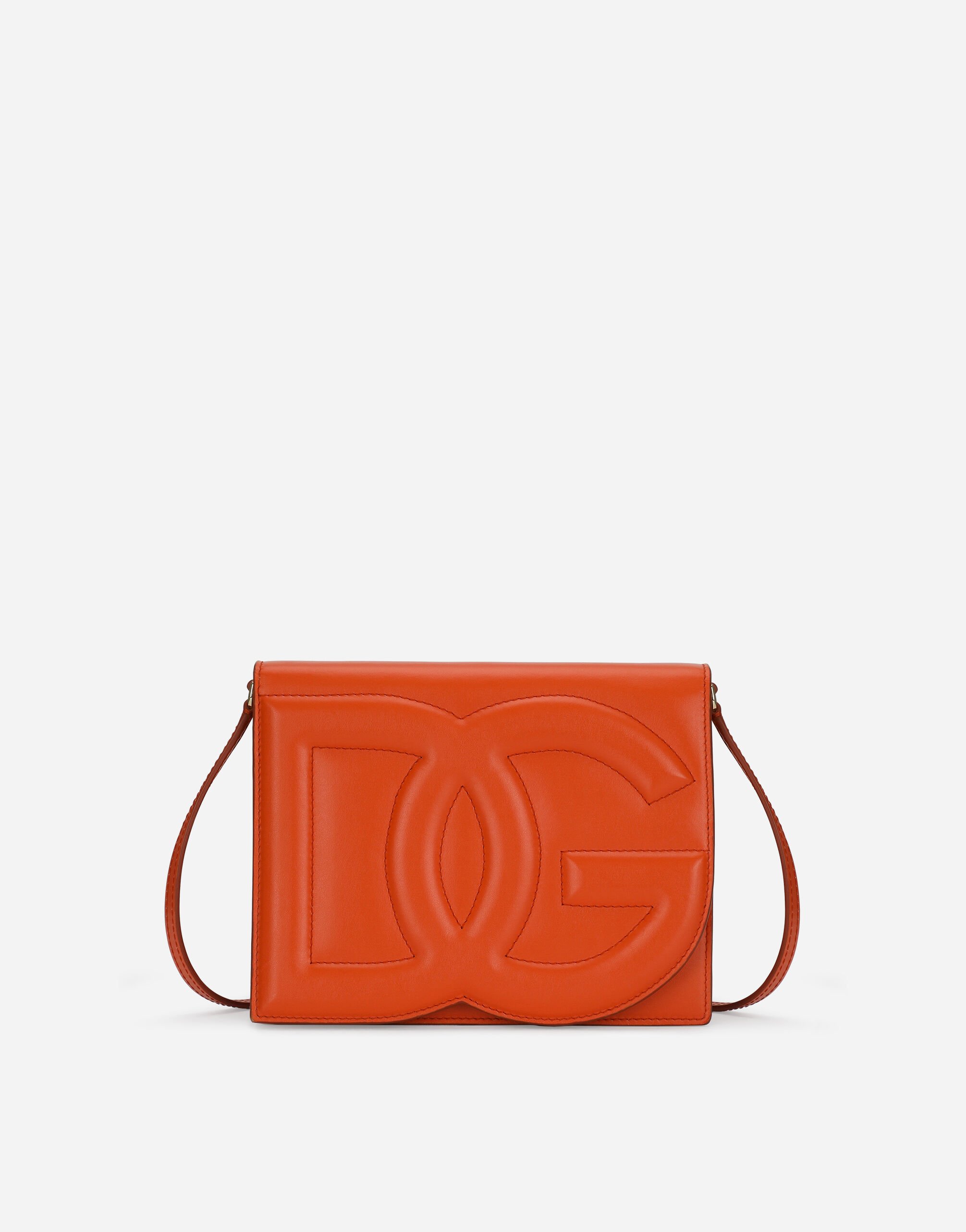 Dolce & Gabbana Calfskin DG Logo Bag crossbody bag White BB7158AW437