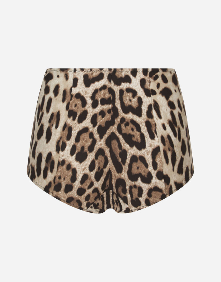 Dolce & Gabbana Leopard-print high-waisted bikini bottoms 애니멀 프린트 O2A16JONO11