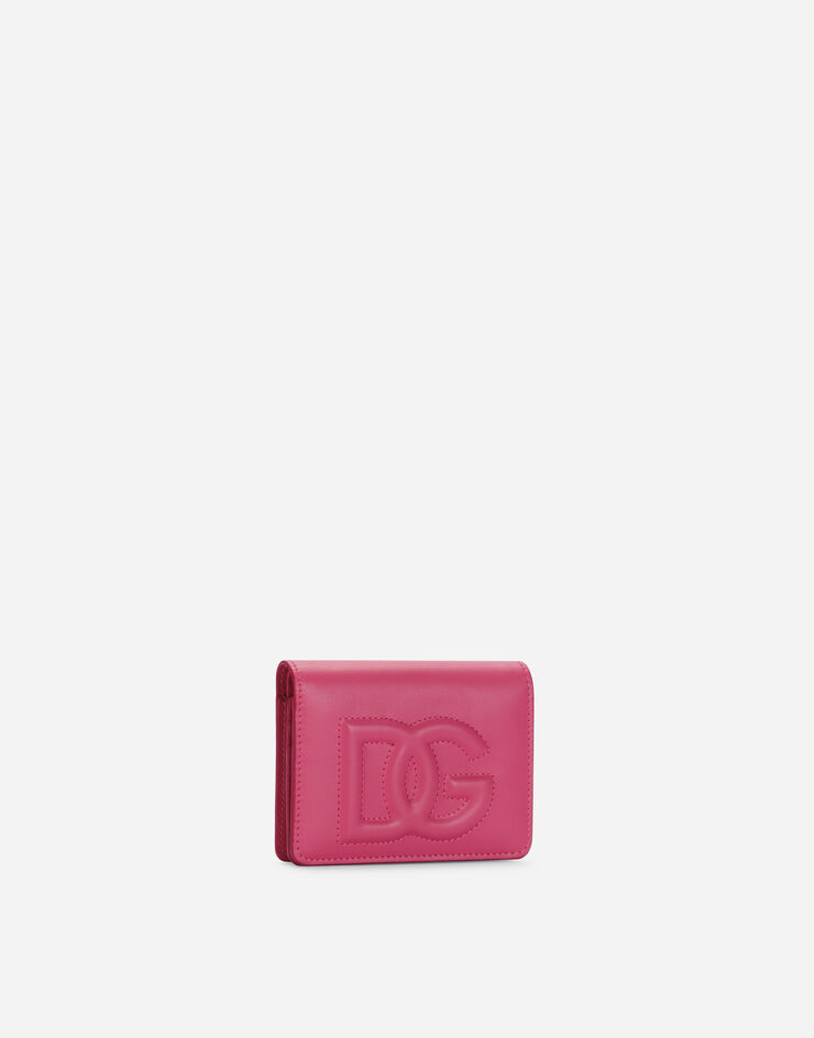 Dolce & Gabbana Кошелек DG Logo из телячьей кожи лиловый BI1211AG081