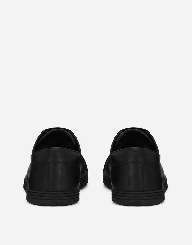 Dolce & Gabbana Sneakers Saint Tropez en cuir de veau Noir CS1735AN990