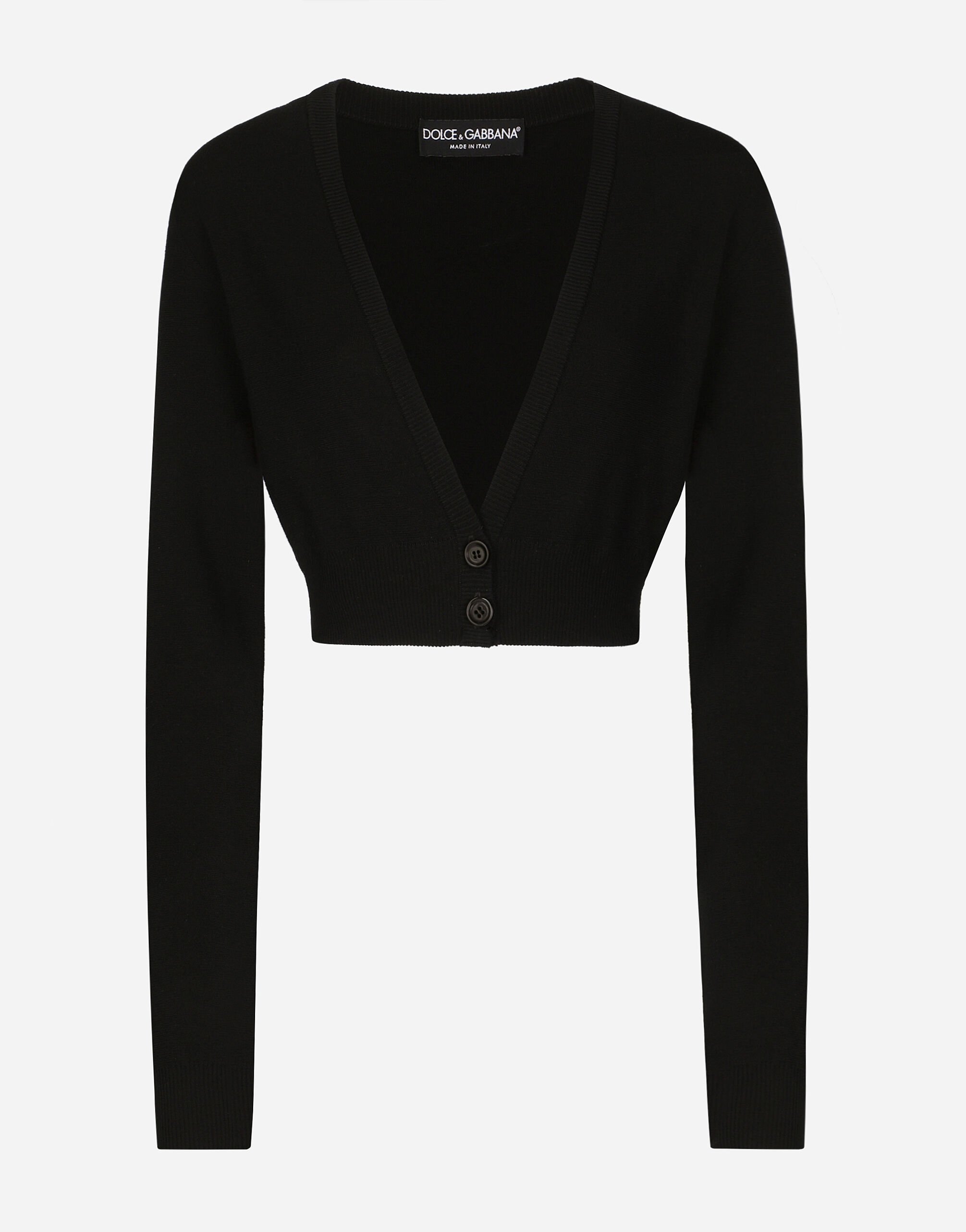 Dolce & Gabbana 羊毛低领开衫 版画 FXV07TJAHKG