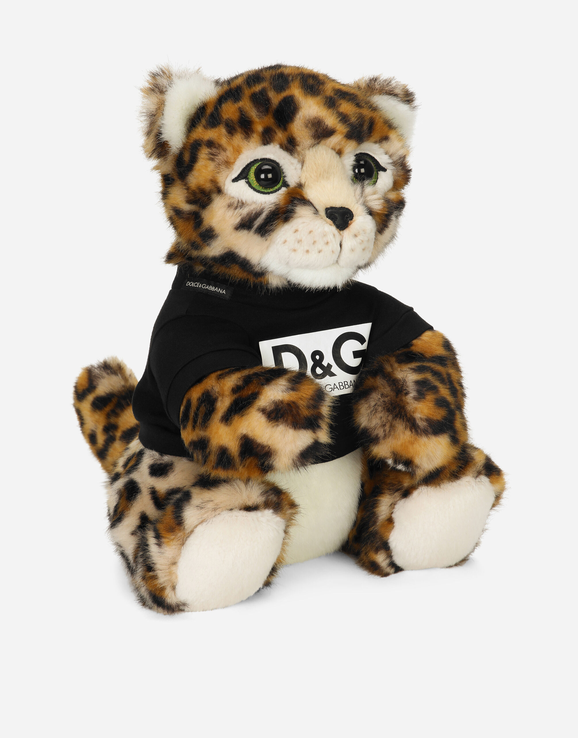 Leopard mascot soft toy