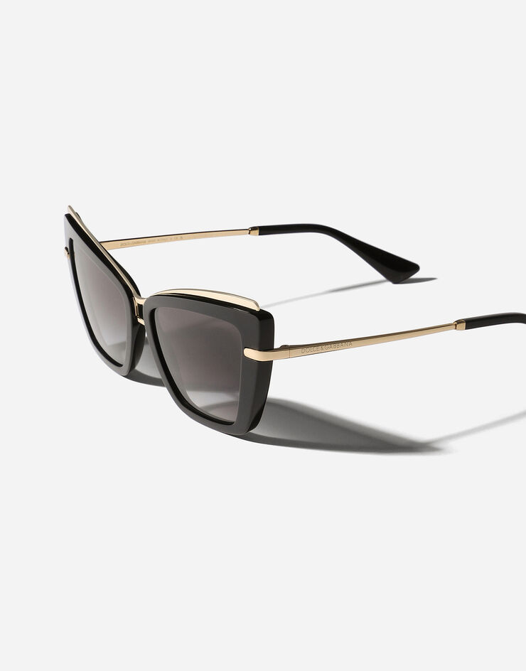 Dolce & Gabbana Metal print sunglasses ブラック VG4472VP18G