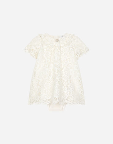 ${brand} Lace dress with DG logo ${colorDescription} ${masterID}