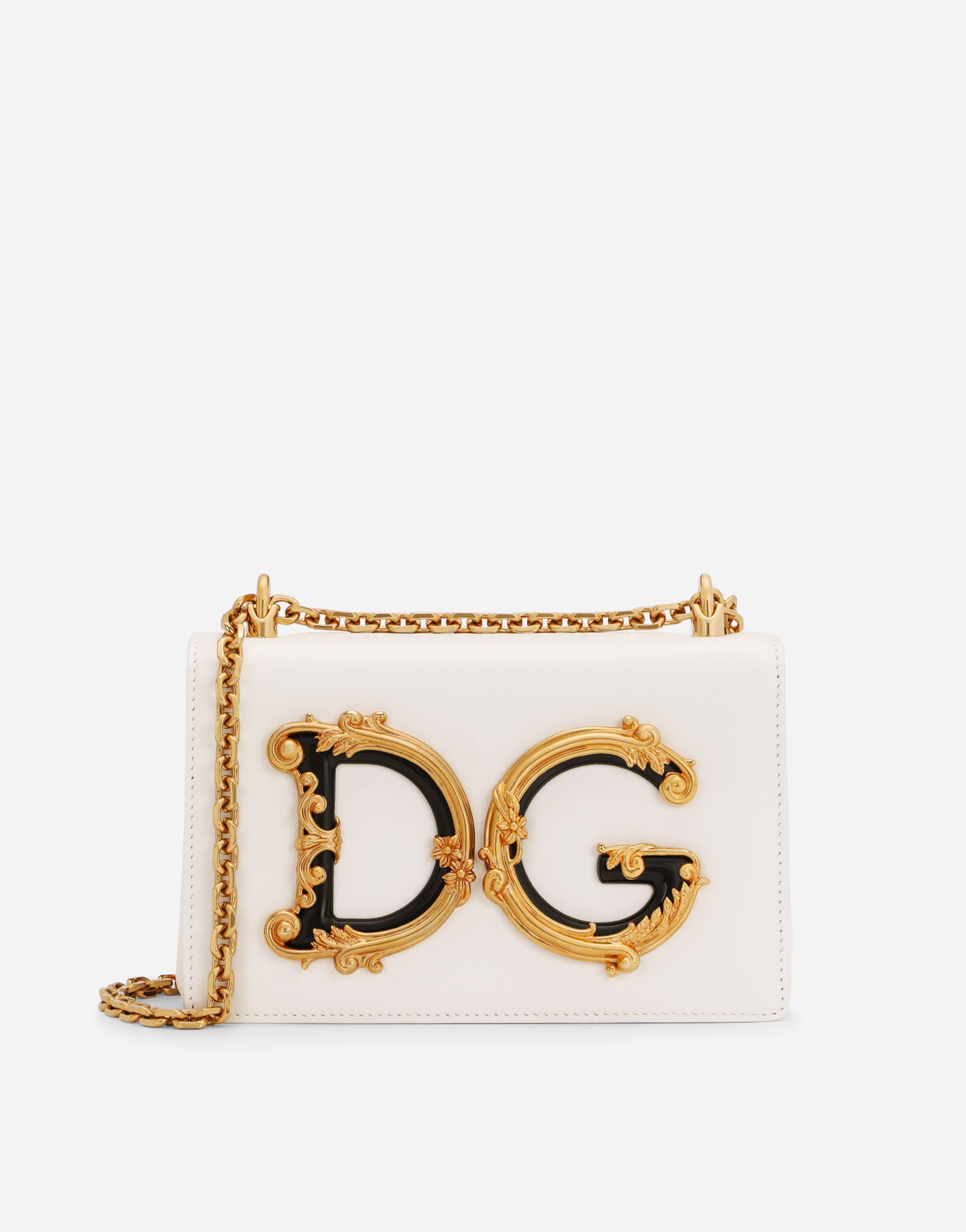 Dolce & Gabbana DG GIRLS 纳帕皮革肩背包 多色 BB6498AS110