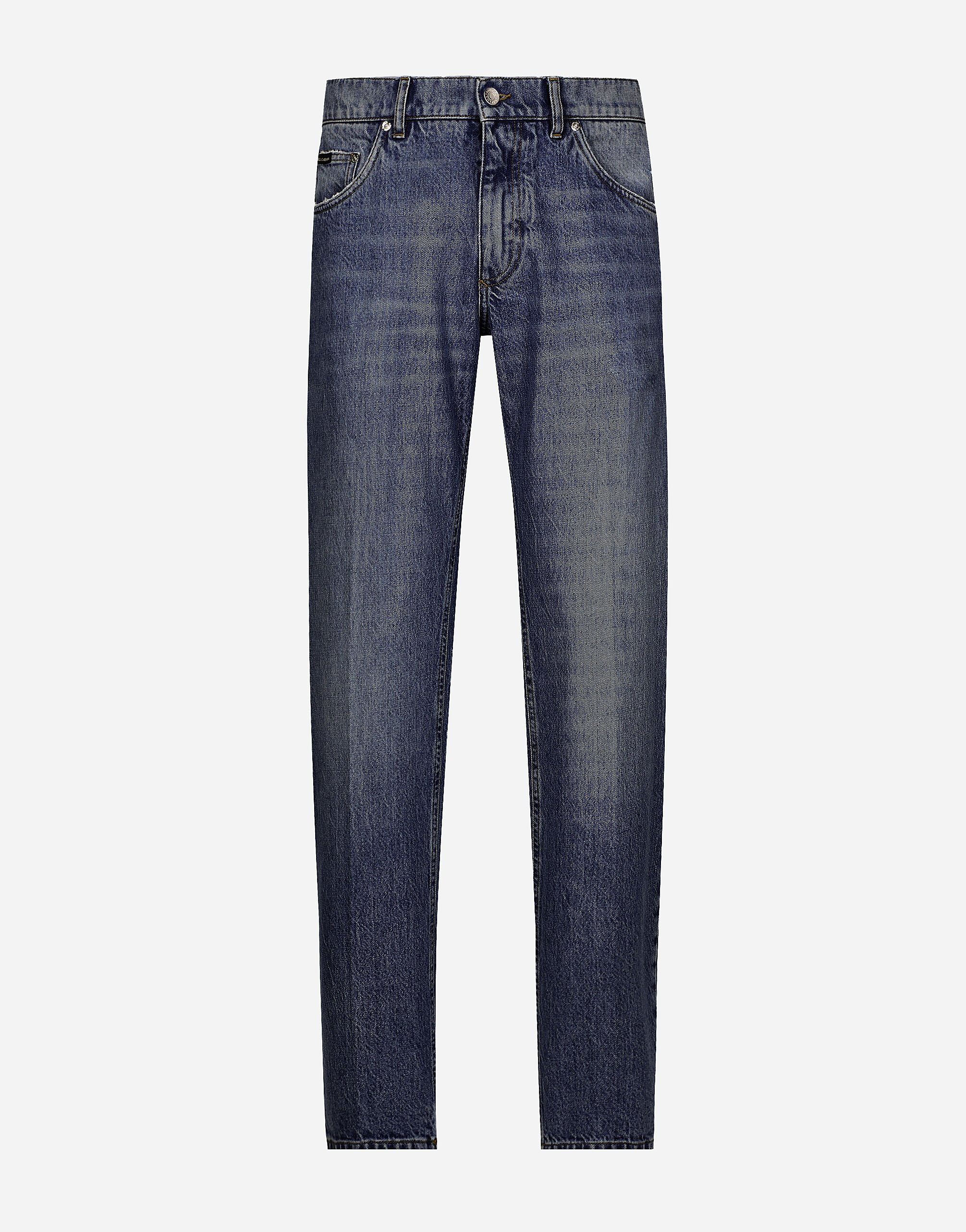 ${brand} Vaqueros clásicos de denim con bordado DG ${colorDescription} ${masterID}