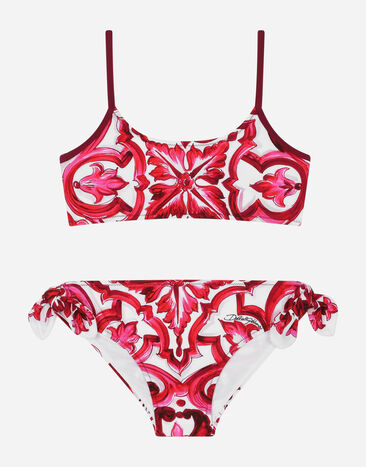 Dolce & Gabbana Bikini con estampado Maiolica Imprima L5J833FSG5V