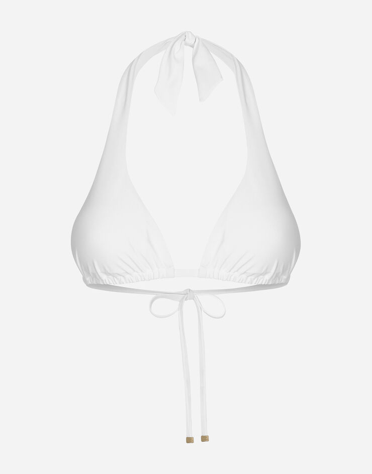 Dolce & Gabbana Padded triangle bikini top ホワイト O1A01JONO12