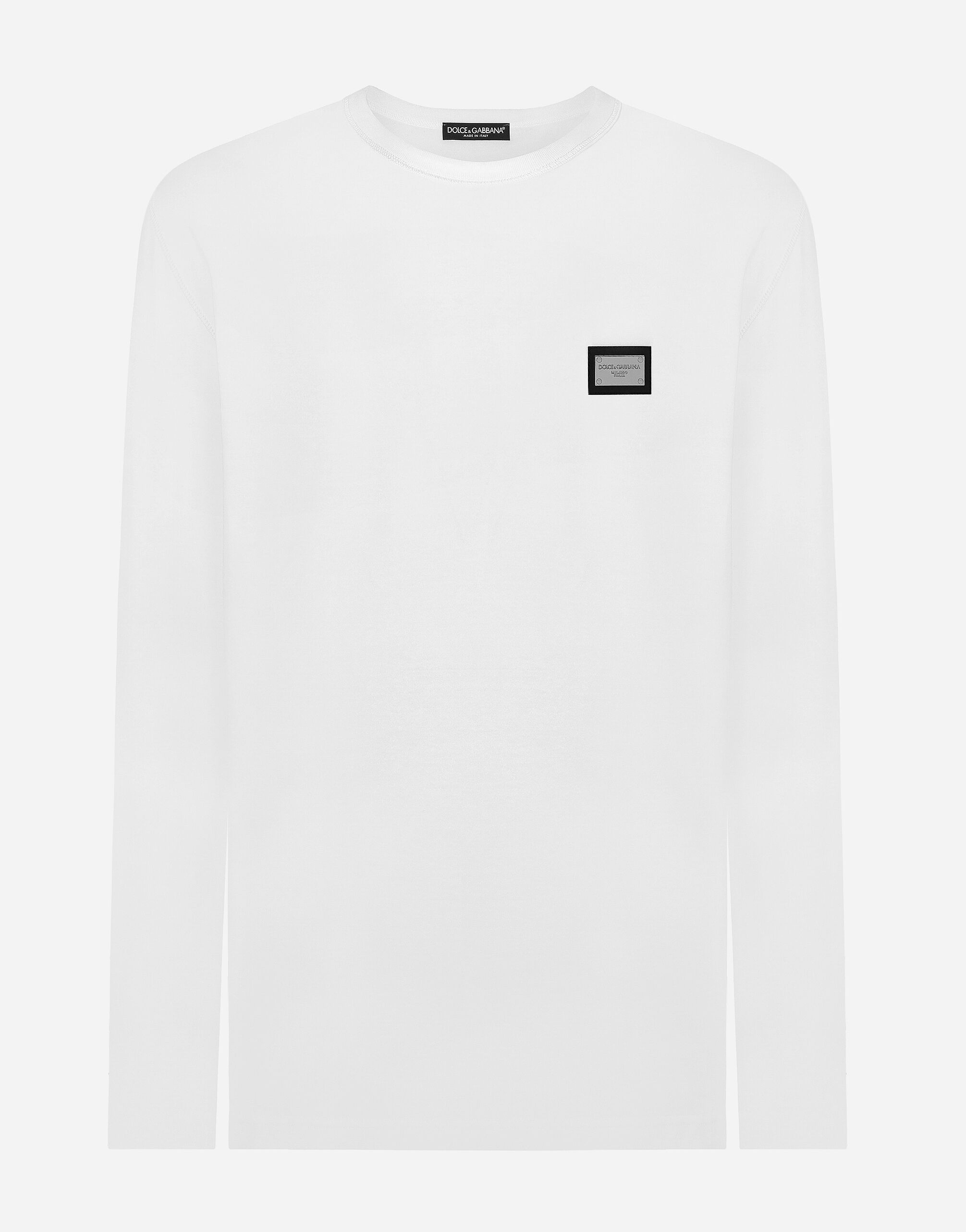 ${brand} Long-sleeved T-shirt with logo tag ${colorDescription} ${masterID}