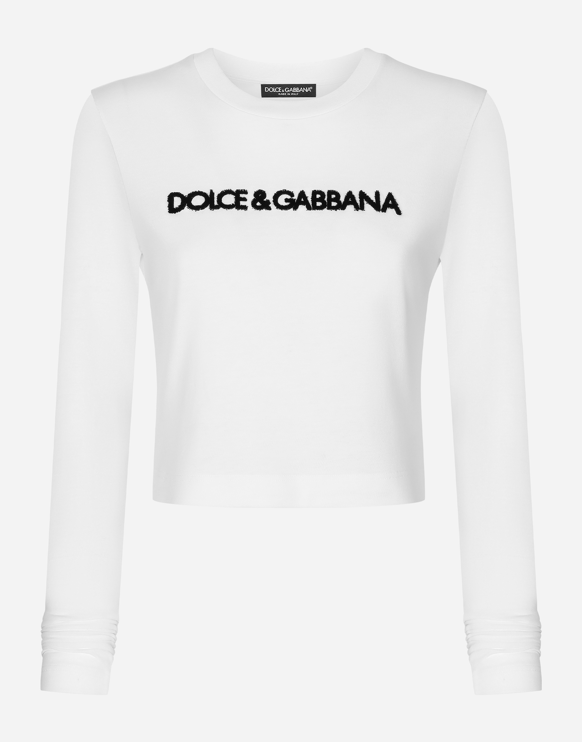 Long-sleeved T-shirt with Dolce&Gabbana logo
