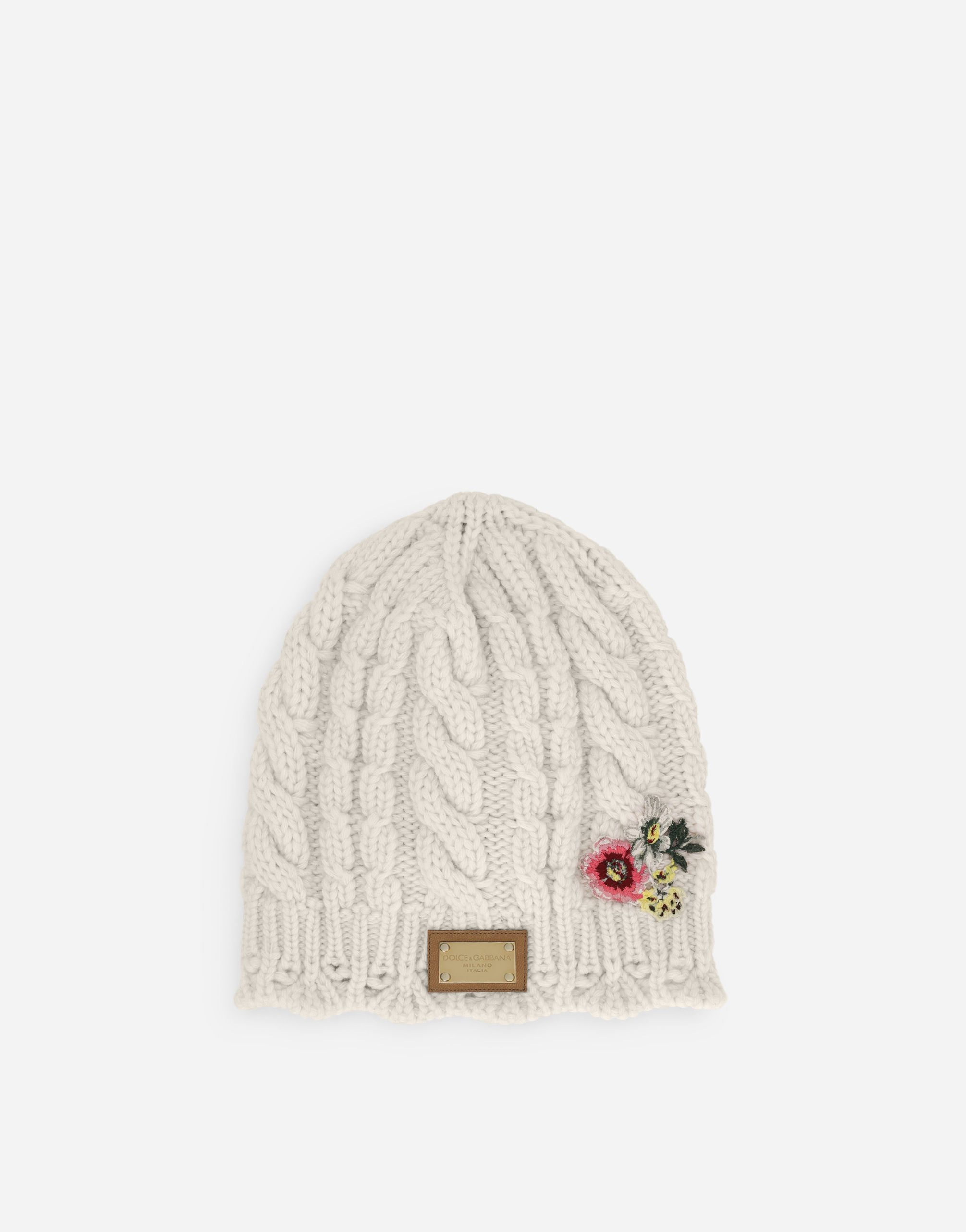 【新品未使用】yoli  knit cap  ニット帽　white 白Colo