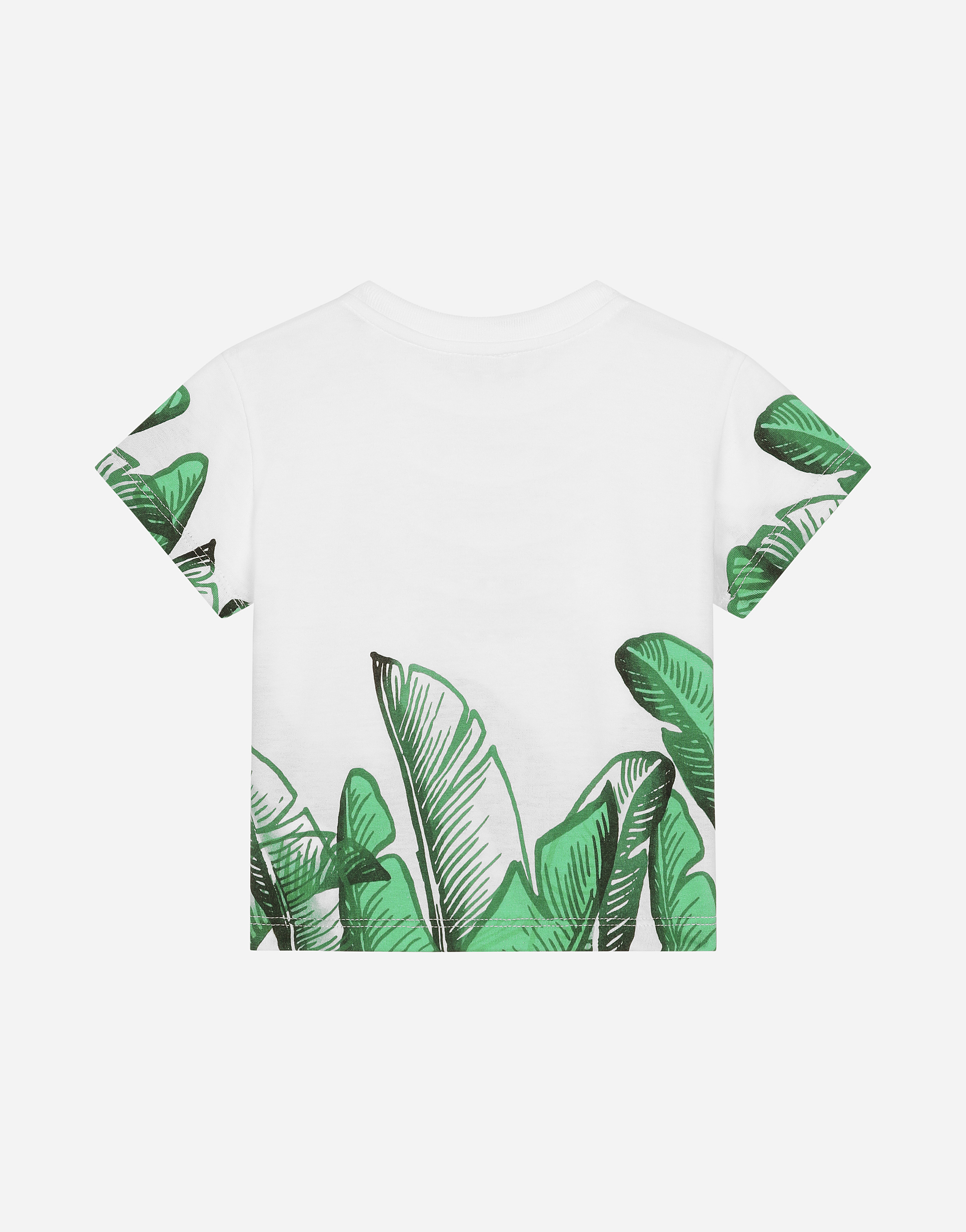 Jersey T-shirt with banana-tree DG logo print in Print for Boys