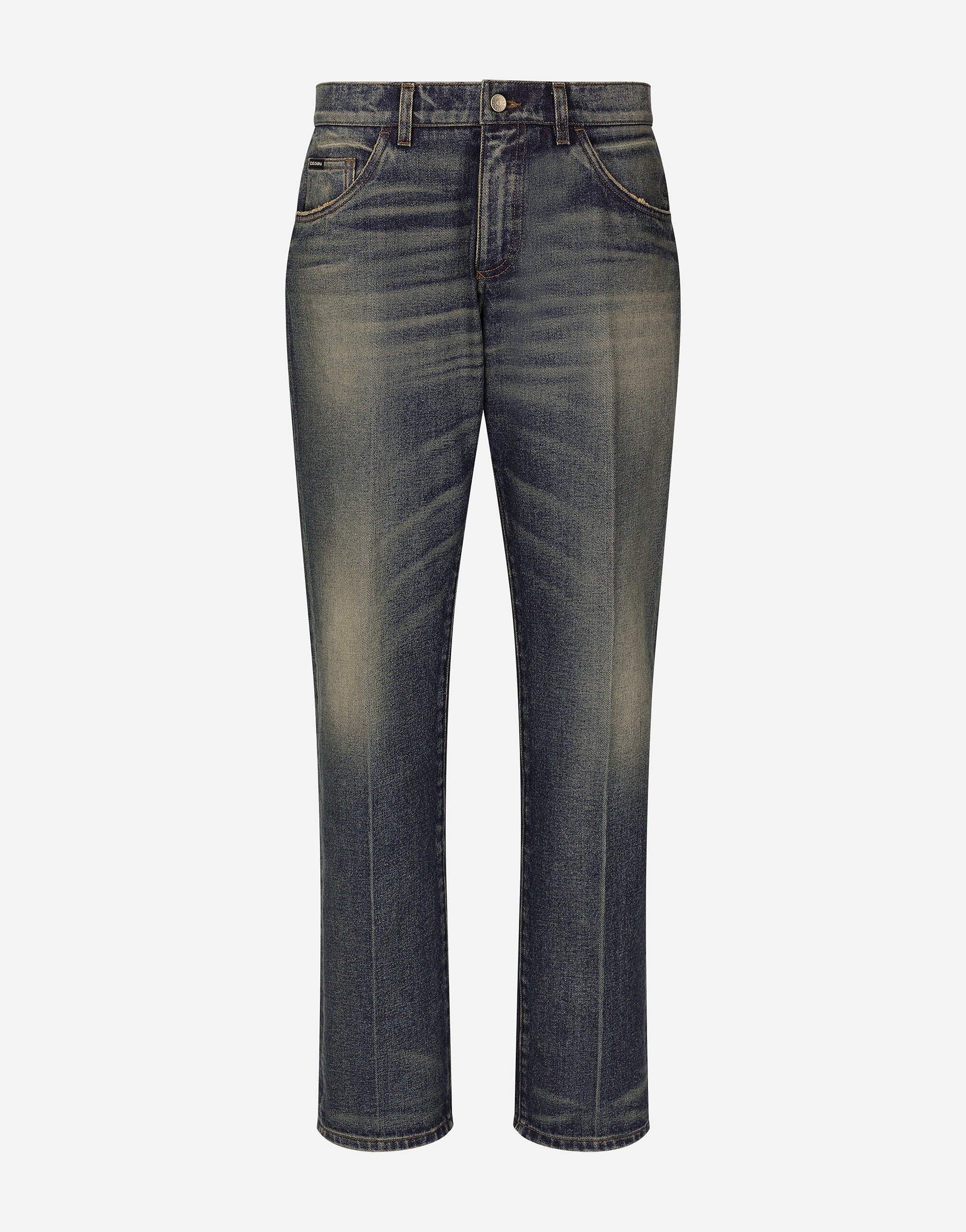 男士蓝Classic blue denim jeans | Dolce&Gabbana®