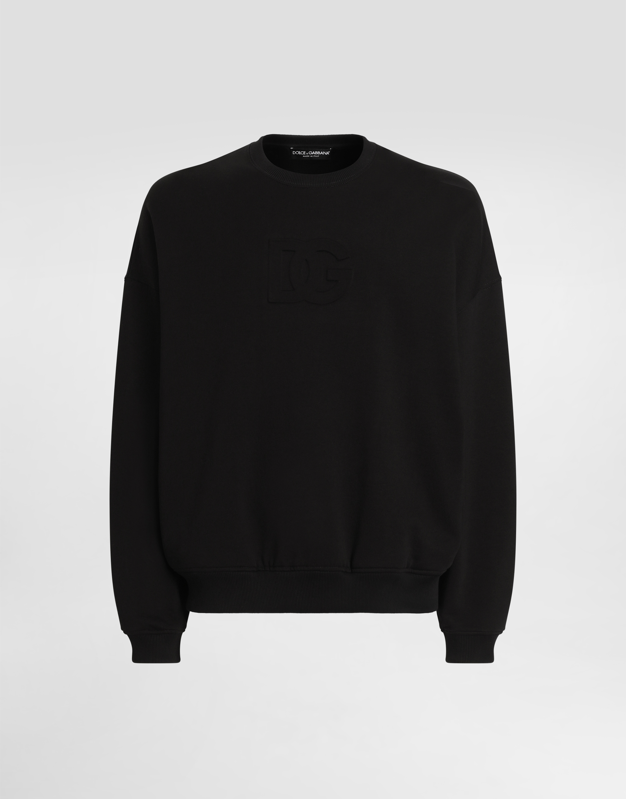 Dolce and gabbana black sweatshirt on sale