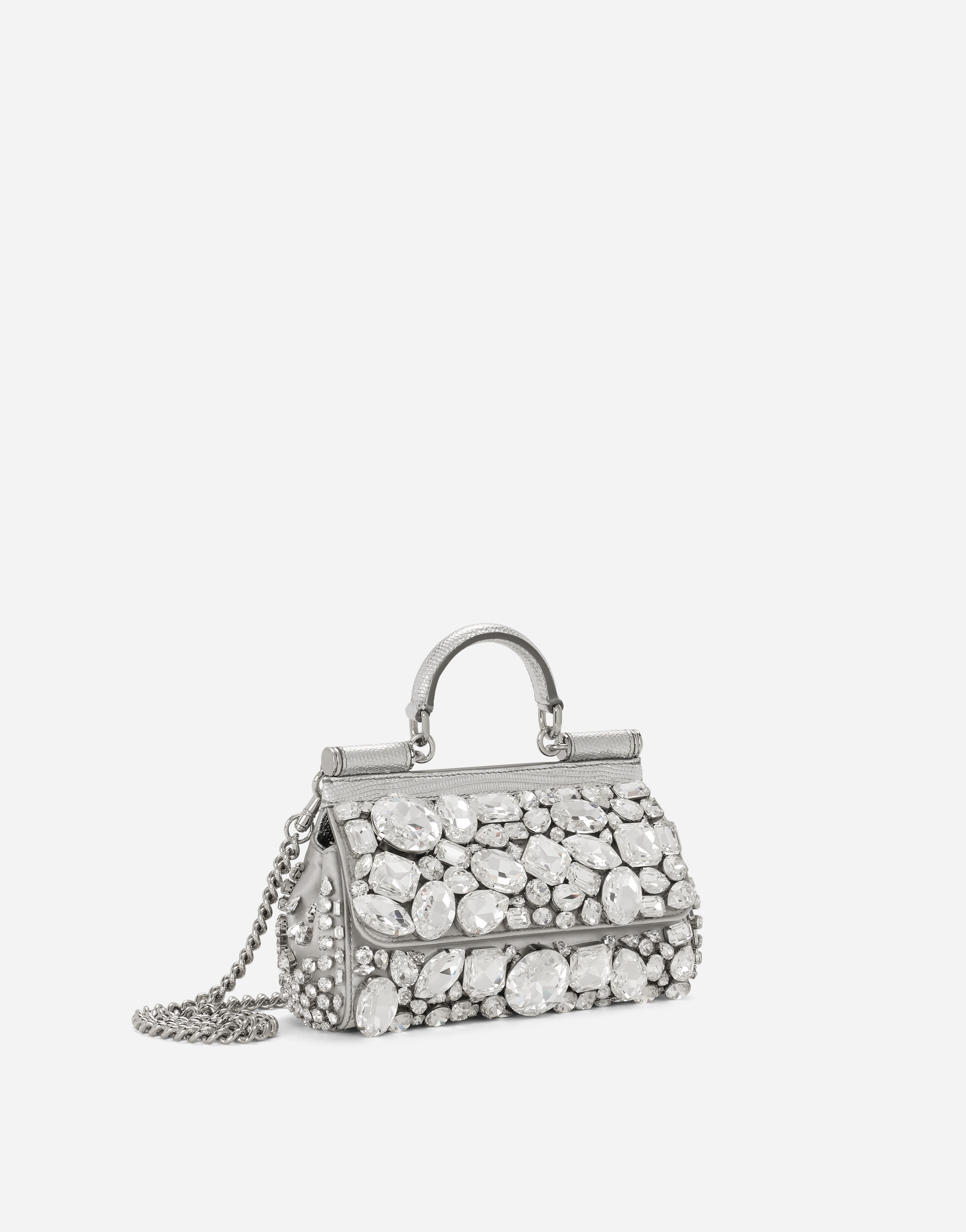 KIM DOLCE&GABBANA Small Sicily handbag in Silver for