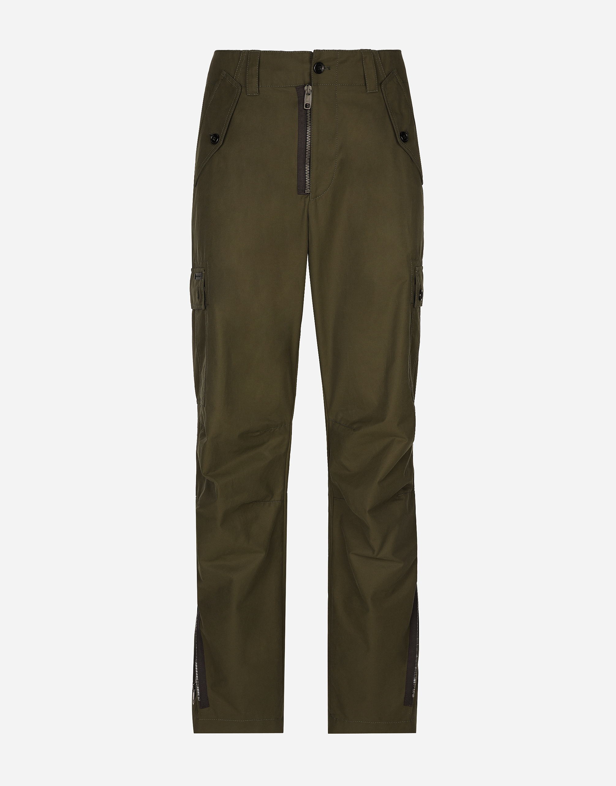 Shop Dolce & Gabbana Technical Fabric Cargo Pants In Multicolor