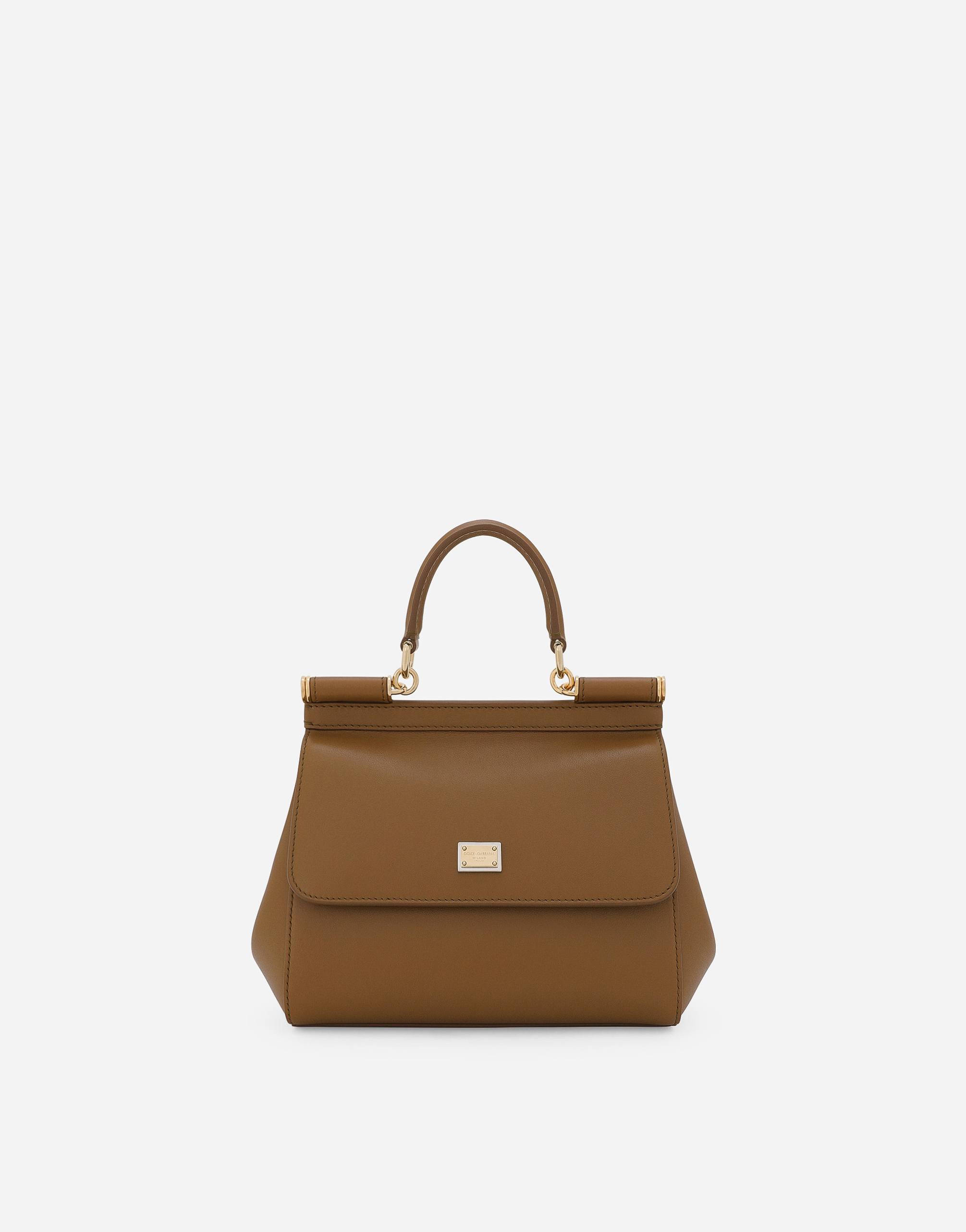 Medium Sicily handbag in Brown for Women | Dolce&Gabbana®