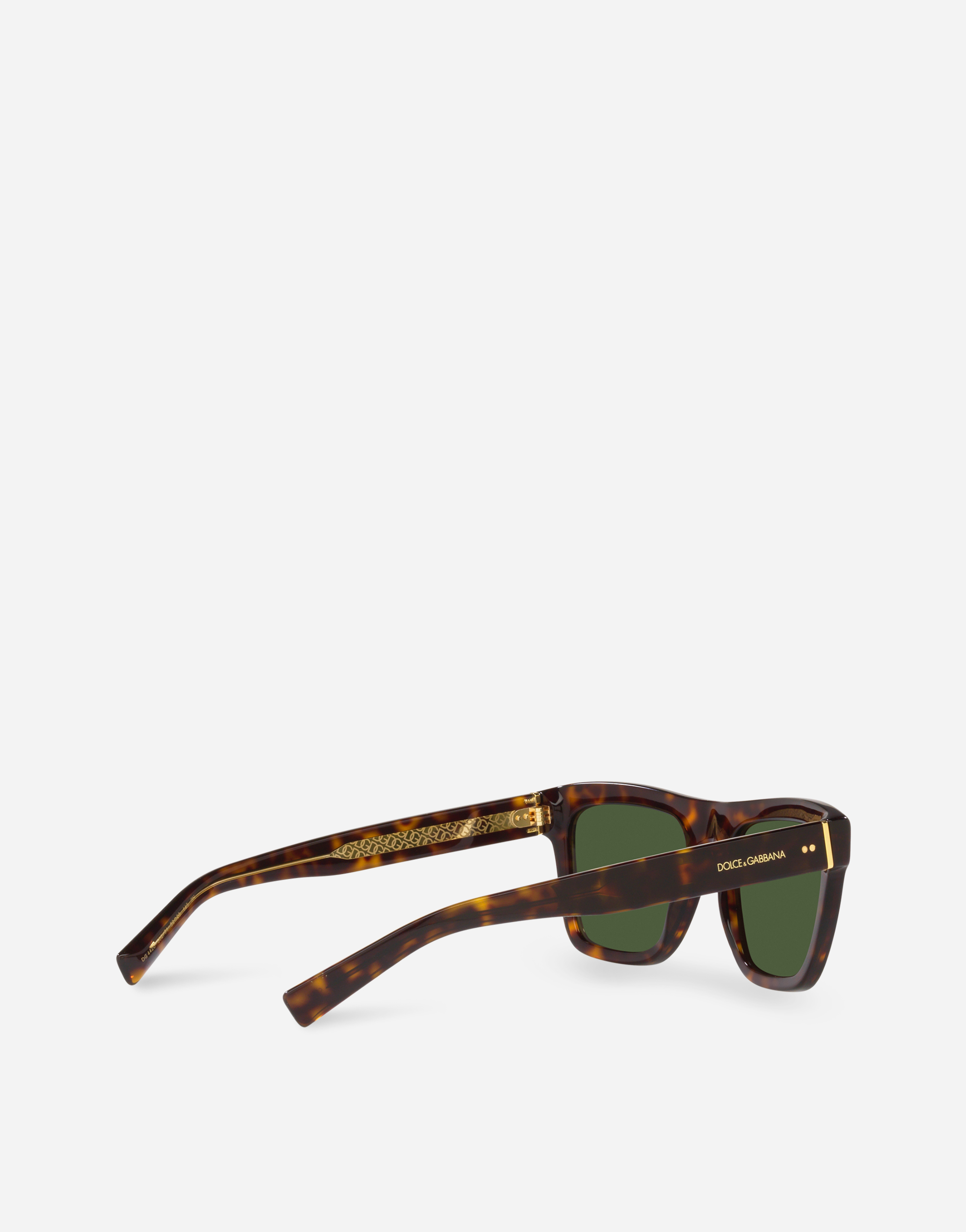 Shop Dolce & Gabbana Domenico Sunglasses In Havana