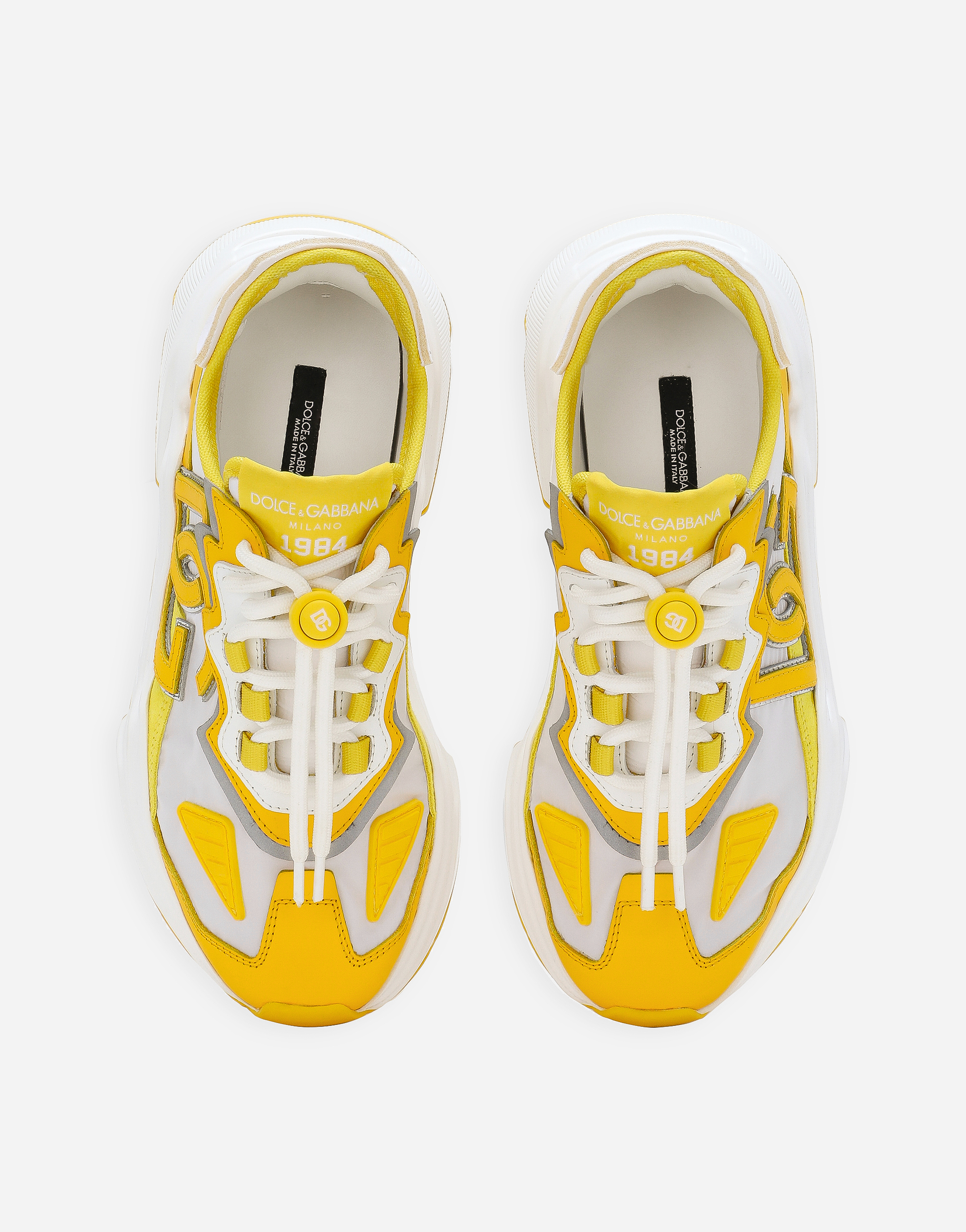 Dolce and gabbana yellow on sale sneakers