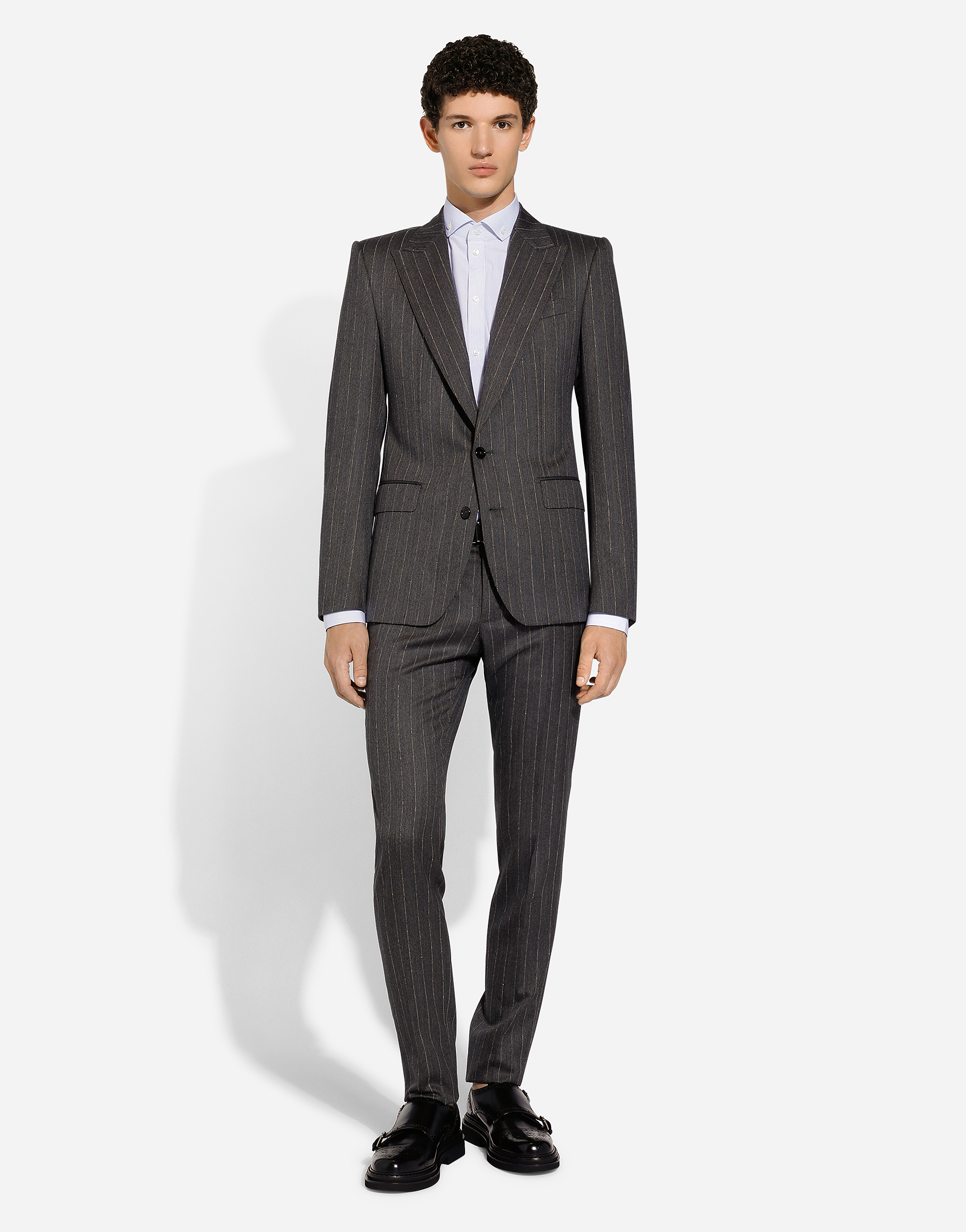 Shop Dolce & Gabbana Single-breasted Sicilia-fit Suit In Multicolor