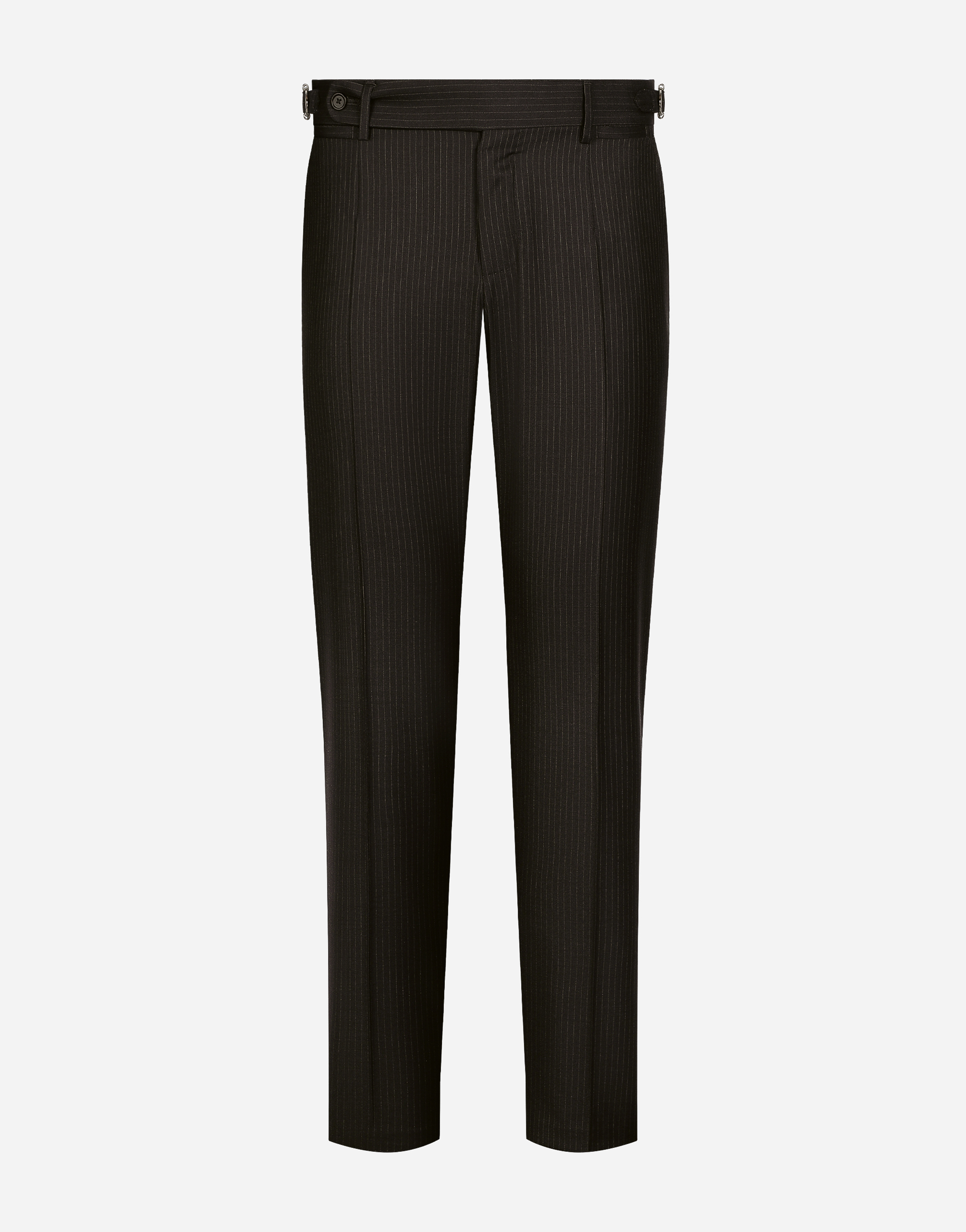 Tailored pinstripe virgin wool pants