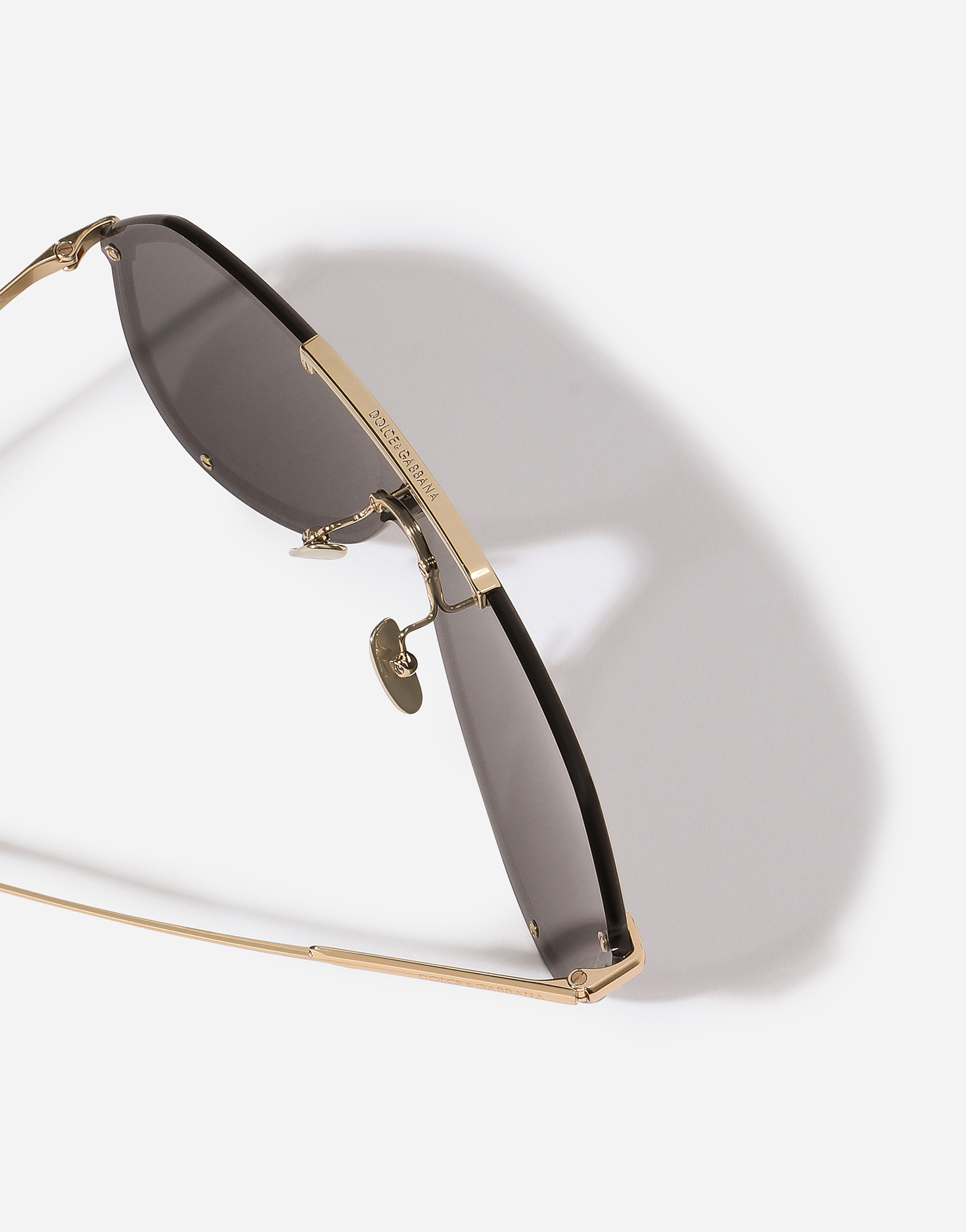 Shop Dolce & Gabbana Dg Metal Classic Sunglasses In Gold