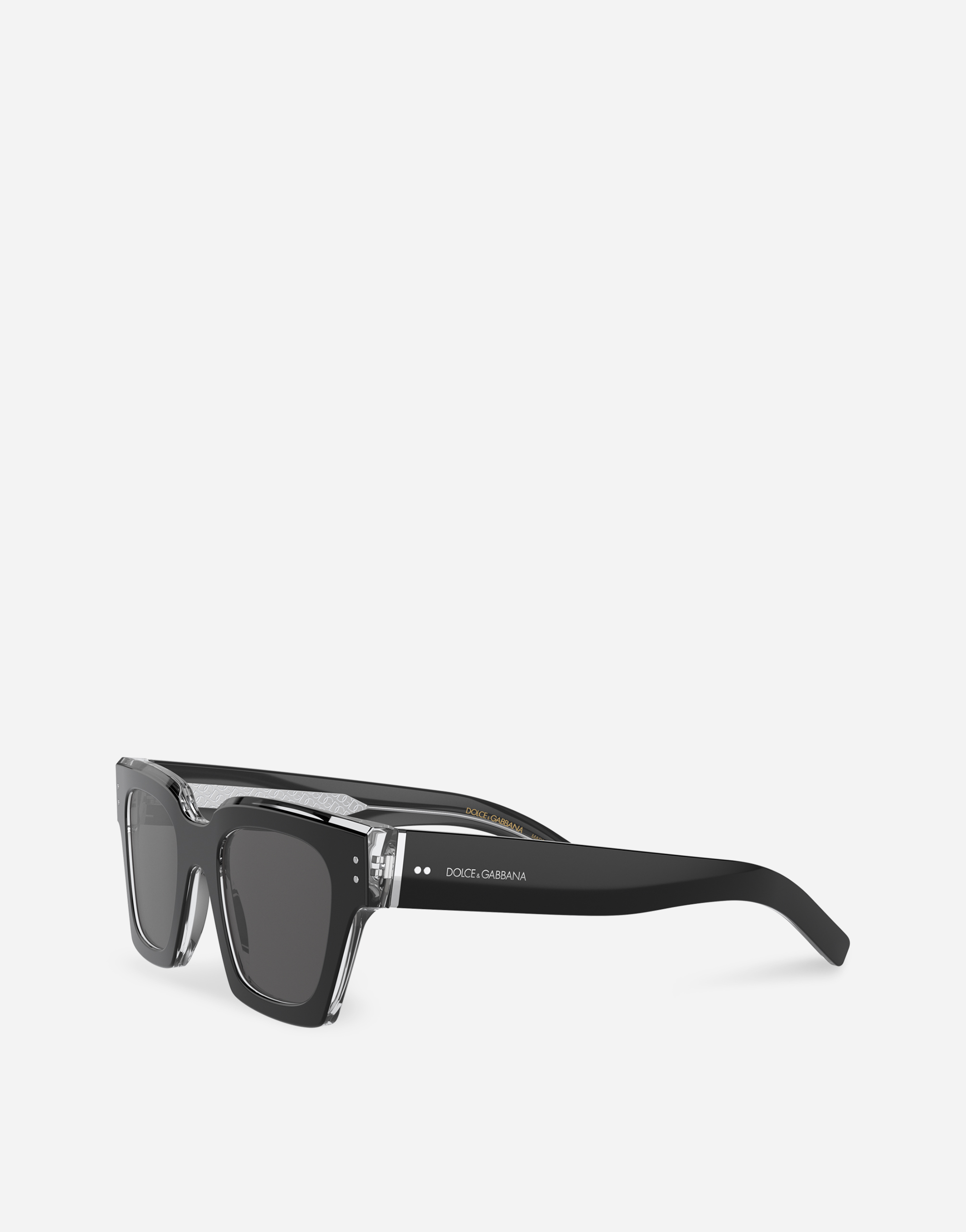 Shop Dolce & Gabbana Dg Icon Sunglasses In Black