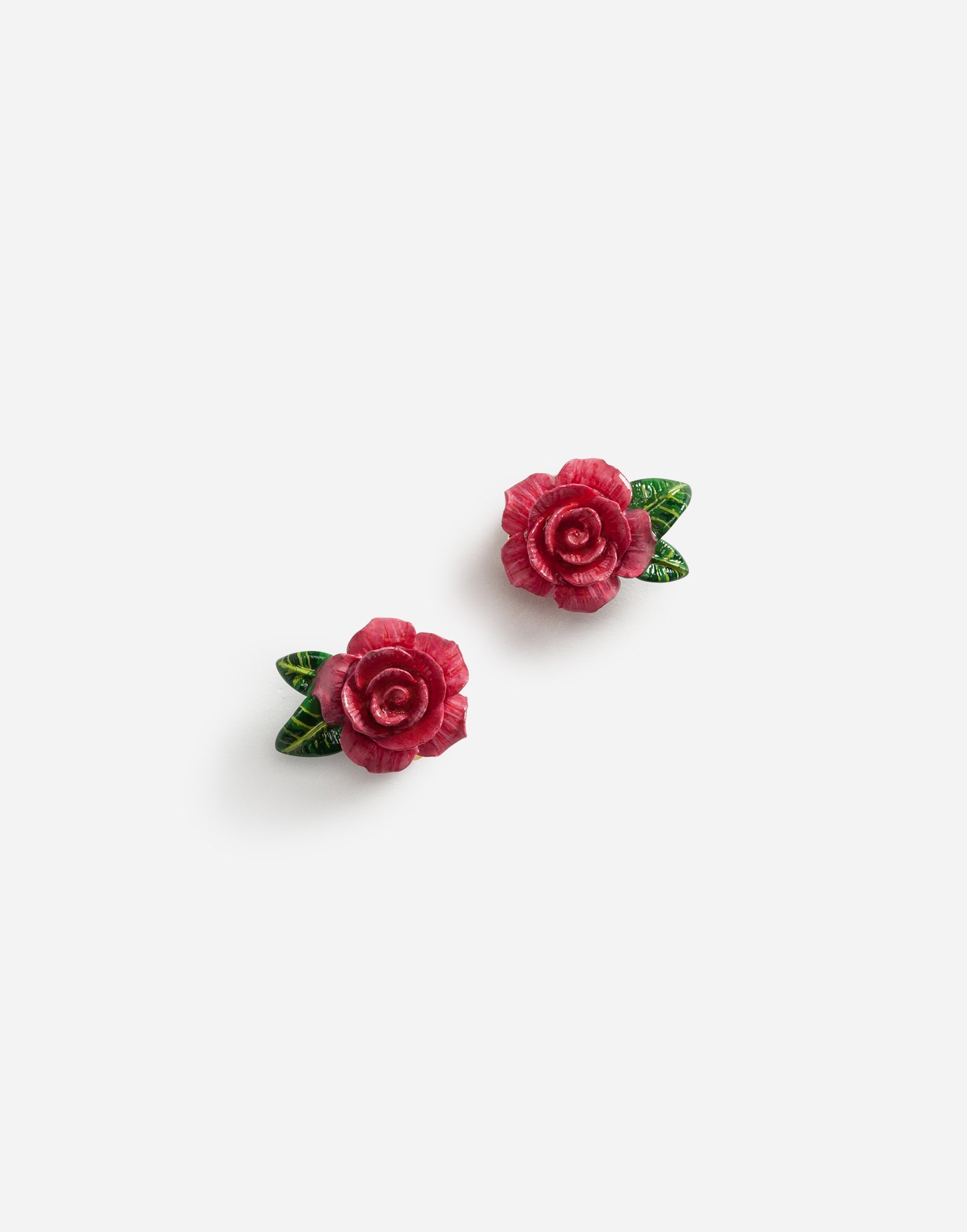 Dolce and gabbana rose earrings sale