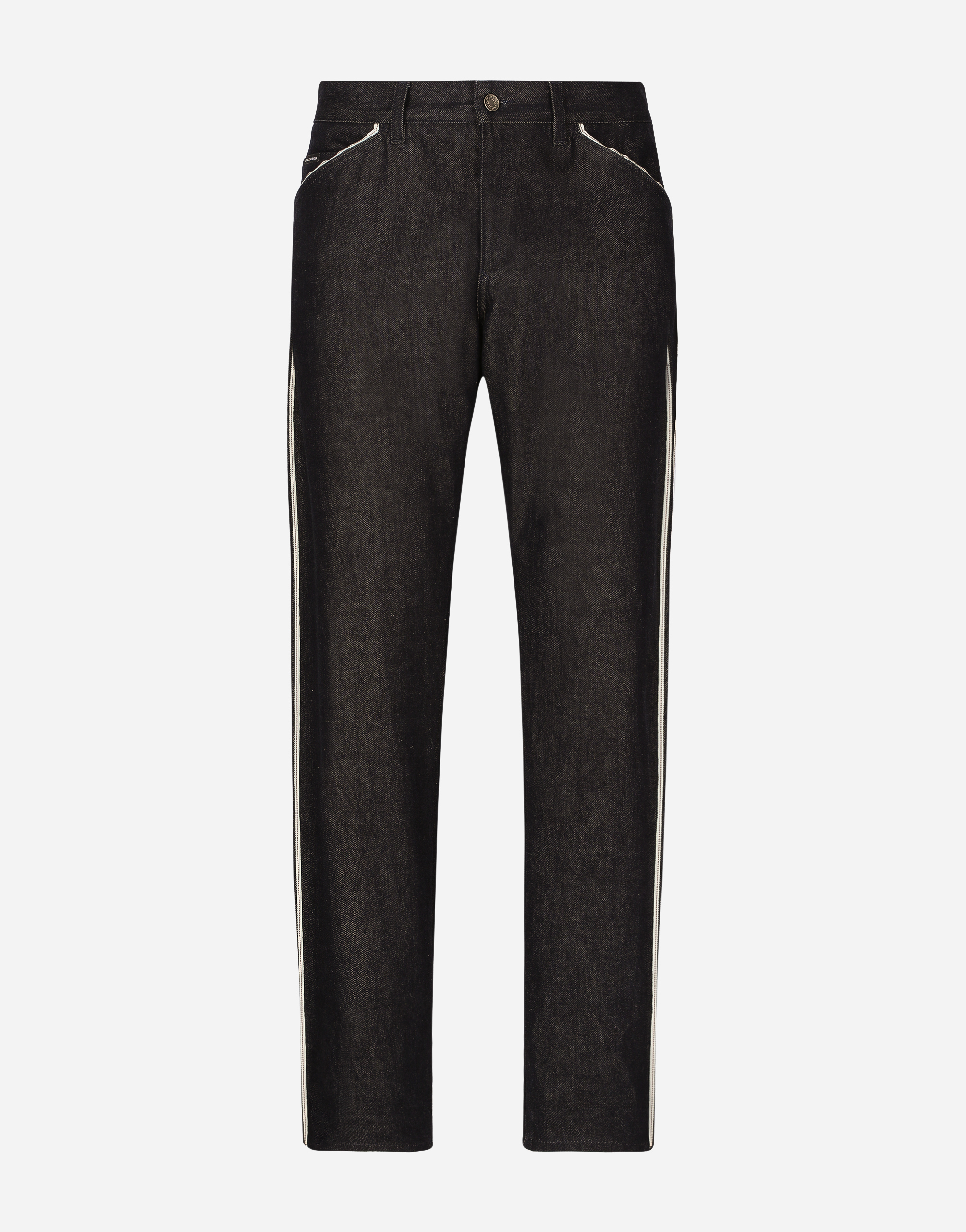 Shop Dolce & Gabbana Blue Selvedge Denim Jeans