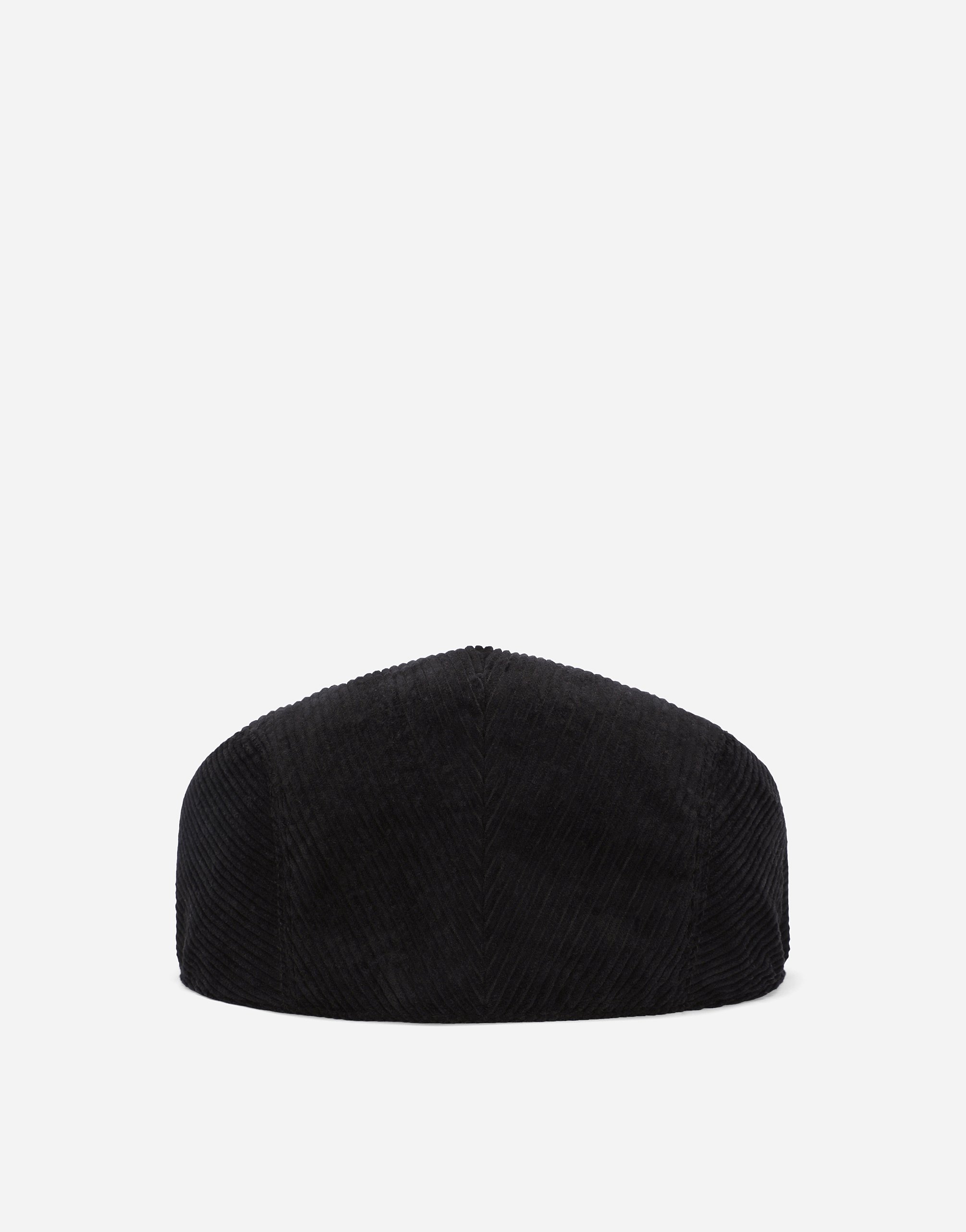 ブラックのメンズ Needlecord flat cap | Dolce&Gabbana®