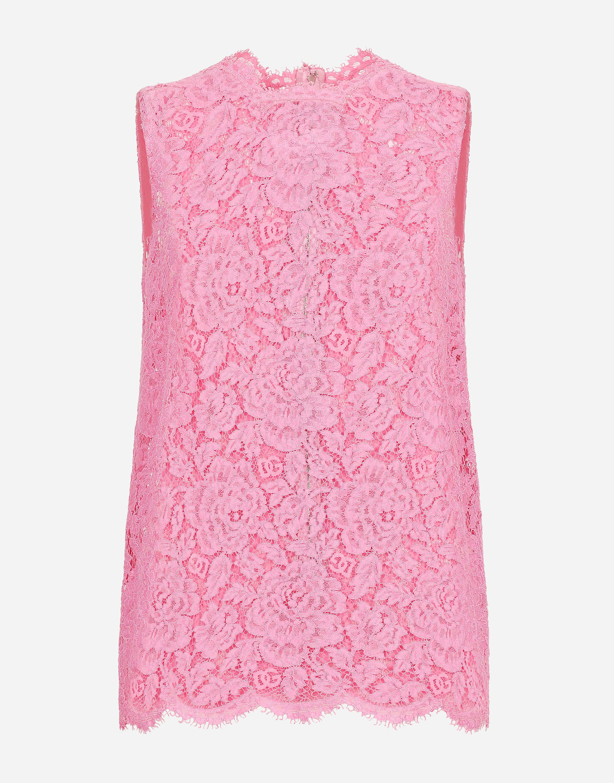 top-de-encaje-cordonetto-floral-con-logotipo-en-rosa-de-mujer-dolce