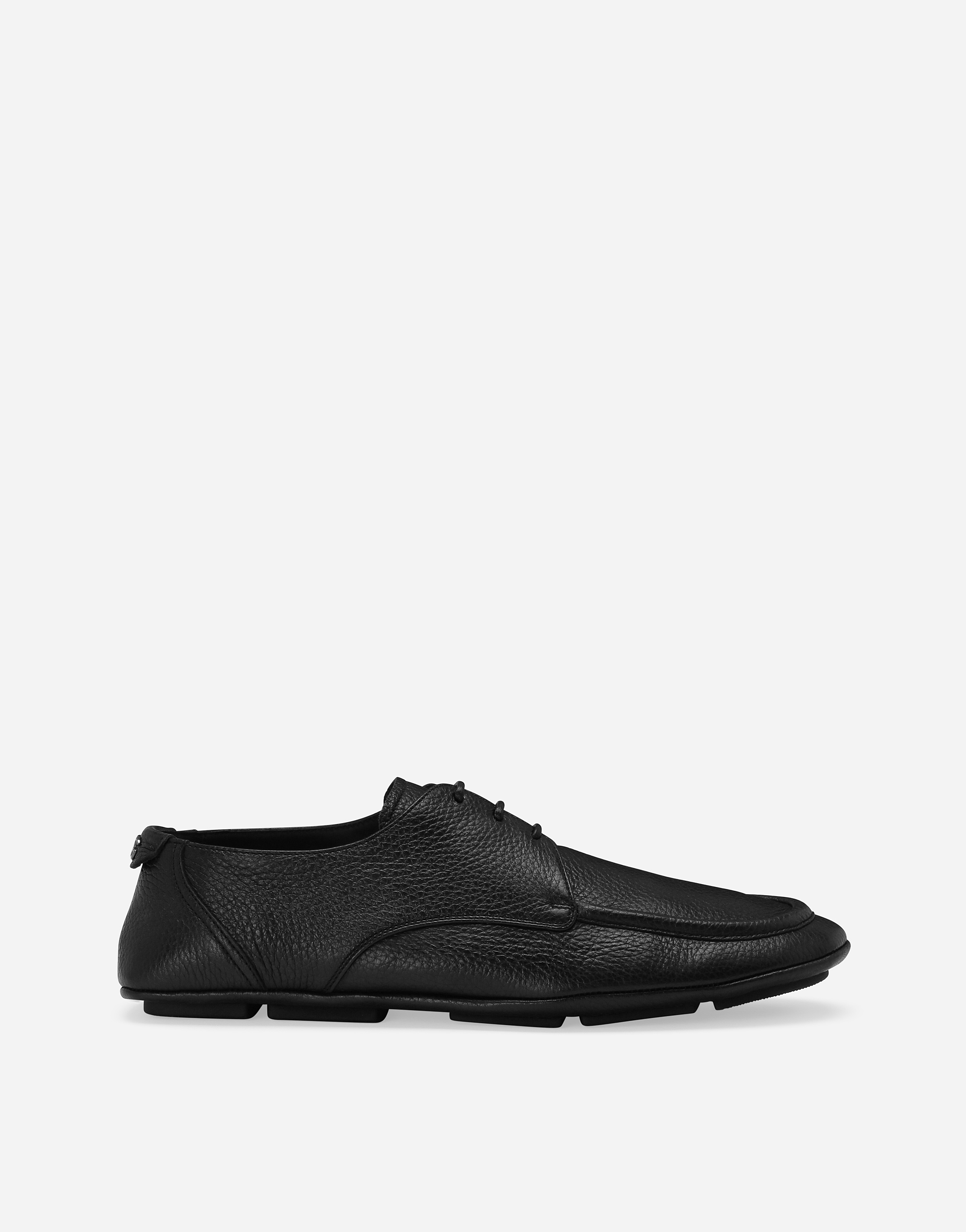ブラックのメンズ Deerskin Derby shoes | Dolce&Gabbana®