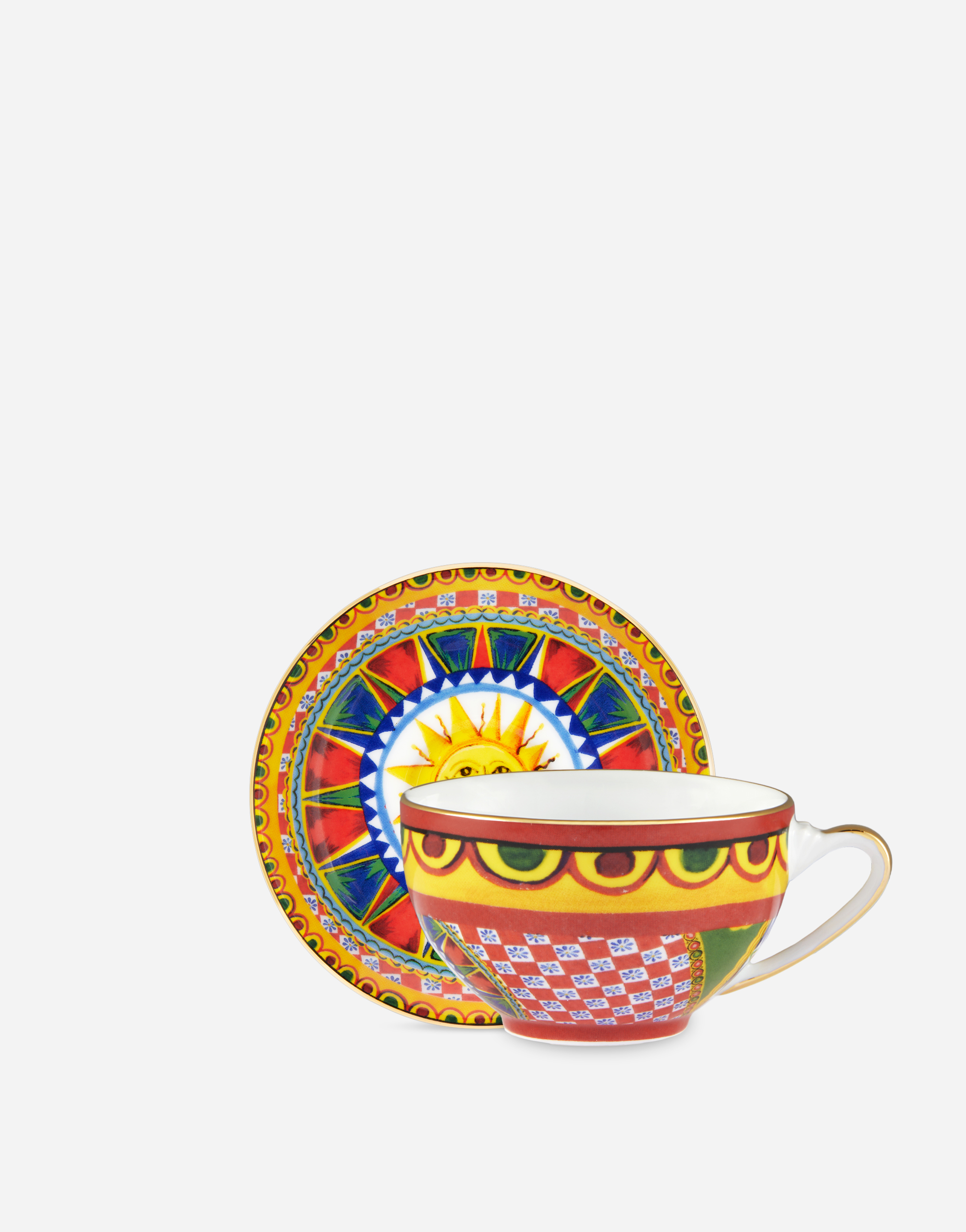 Porcelain Tea Set in Multicolor | Dolce&Gabbana®